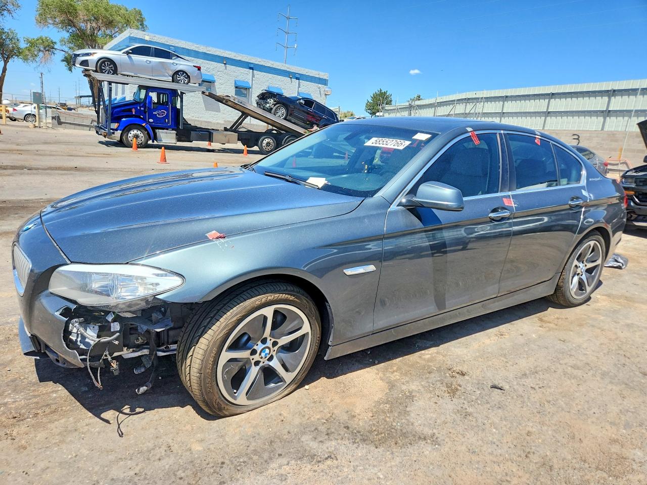 2013 Bmw 535 I Hybrid Blue vin: WBAFZ9C52DD090890
