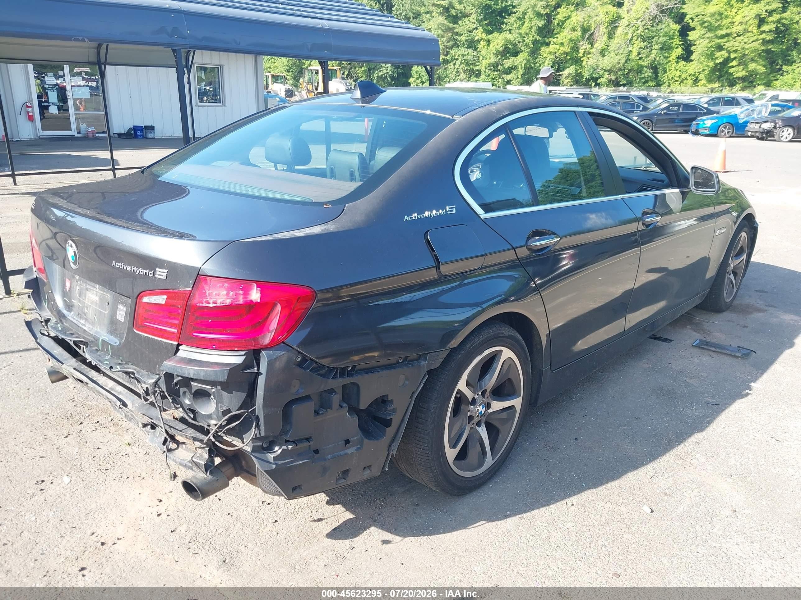 2012 Bmw Activehybrid 5   Серый vin: WBAFZ9C55CC751722
