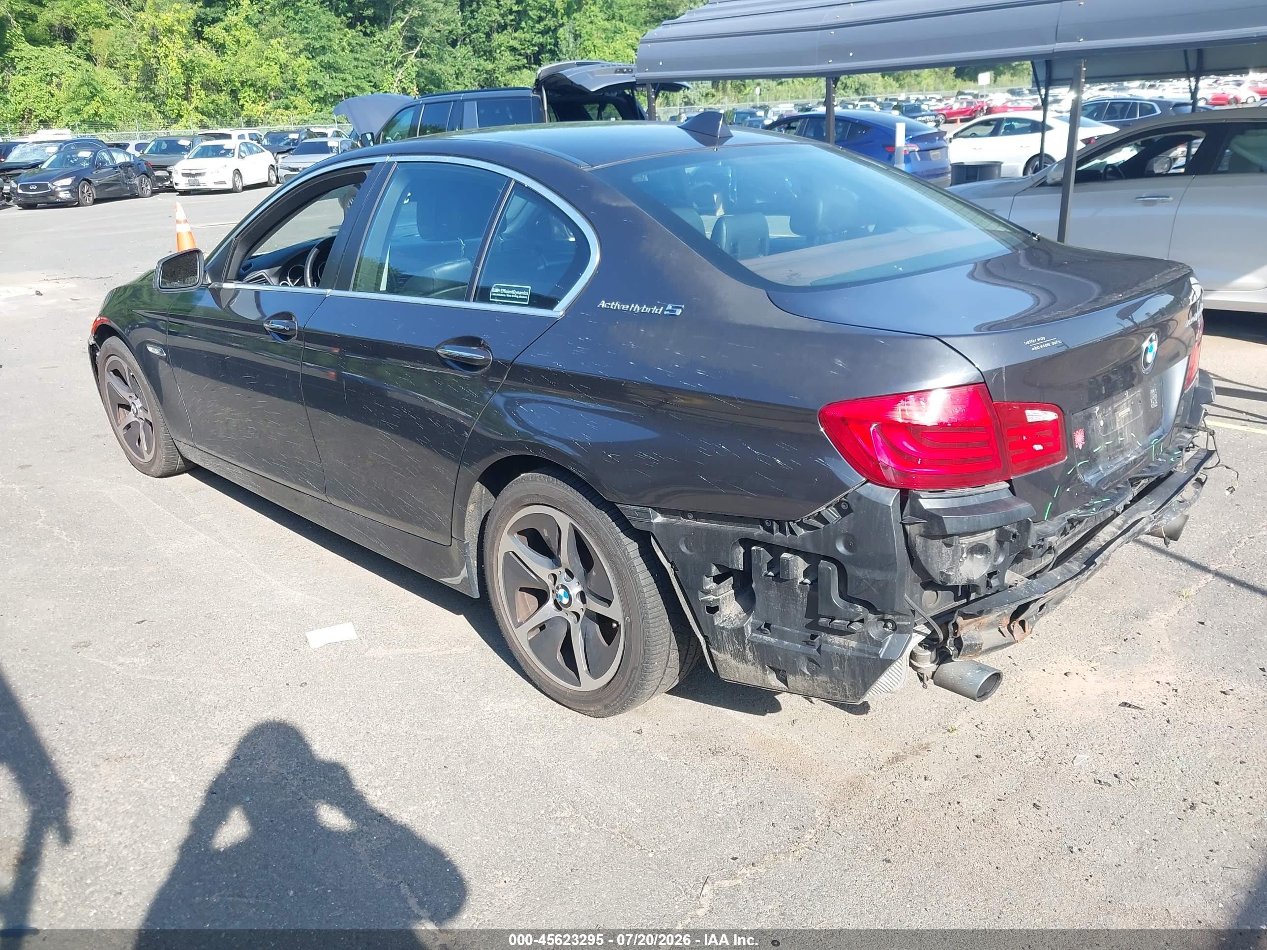 2012 Bmw Activehybrid 5   Серый vin: WBAFZ9C55CC751722