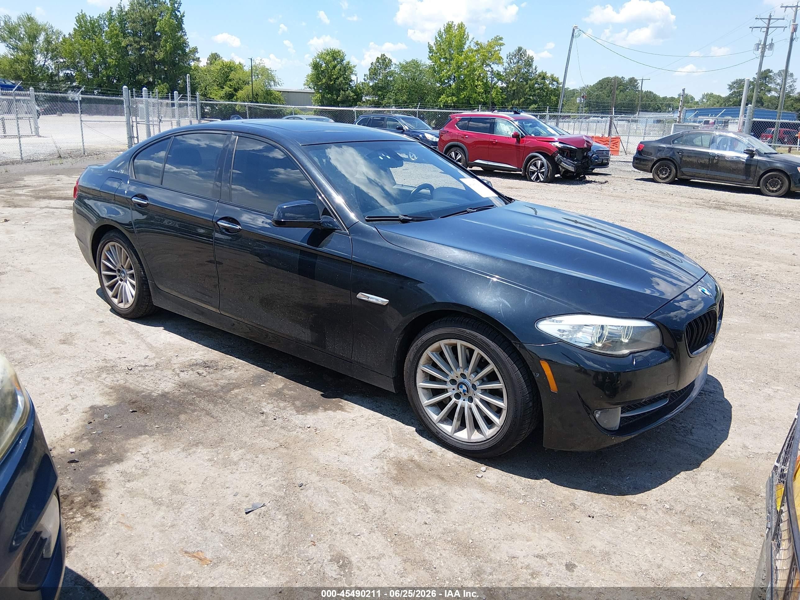 2013 Bmw Activehybrid 5   Black vin: WBAFZ9C56DD090522