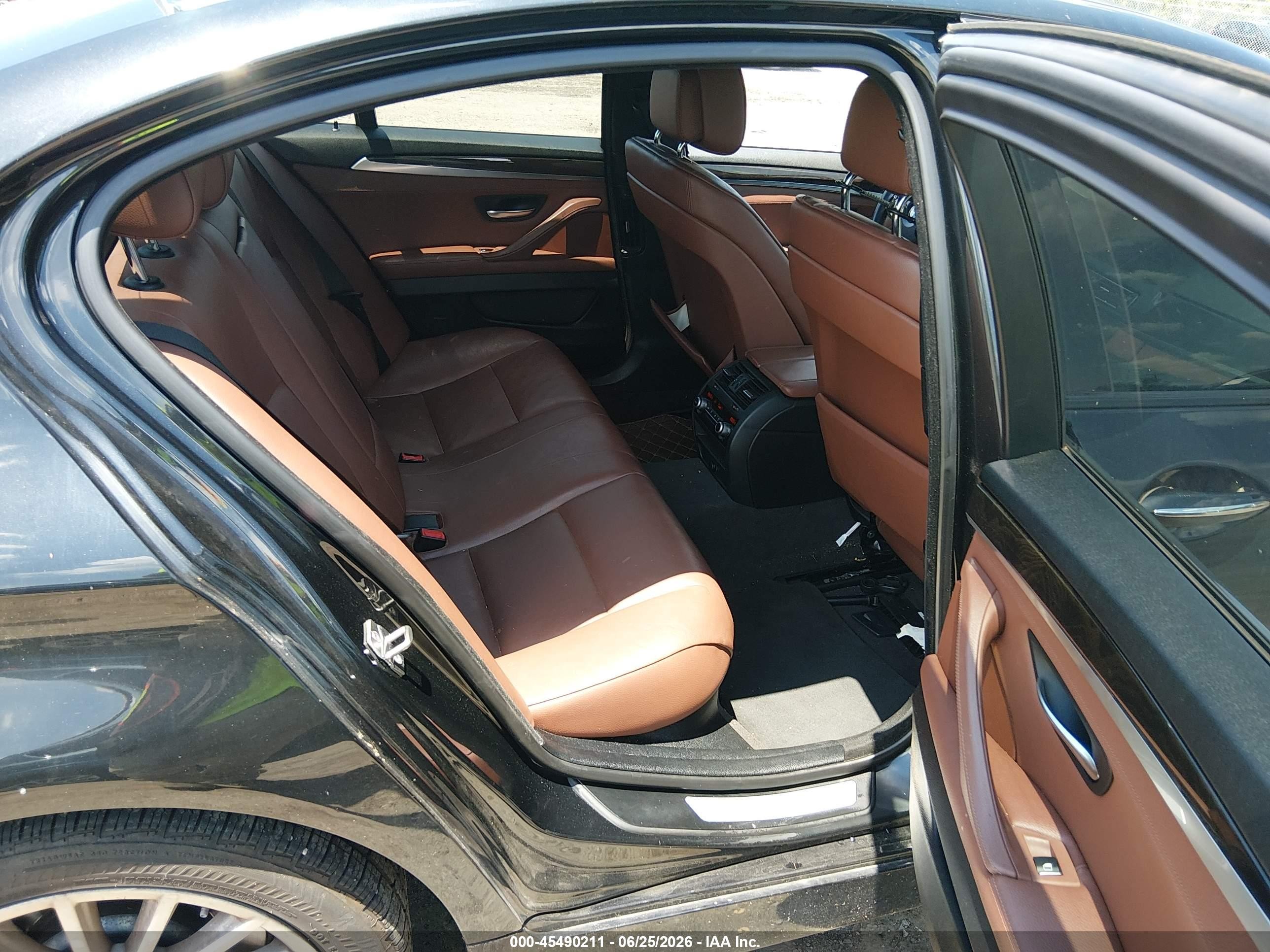 2013 Bmw Activehybrid 5   Black vin: WBAFZ9C56DD090522