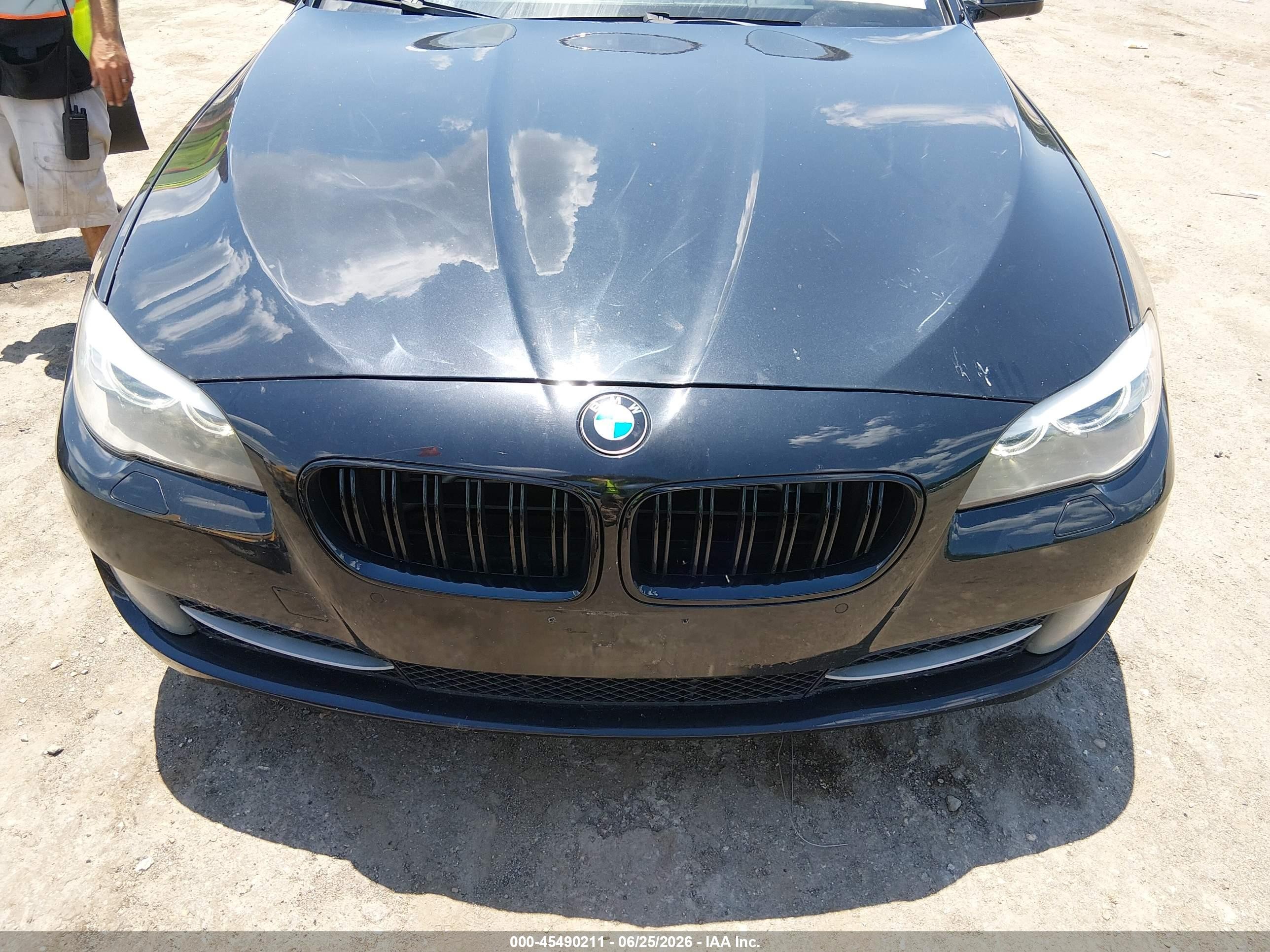 2013 Bmw Activehybrid 5   Black vin: WBAFZ9C56DD090522