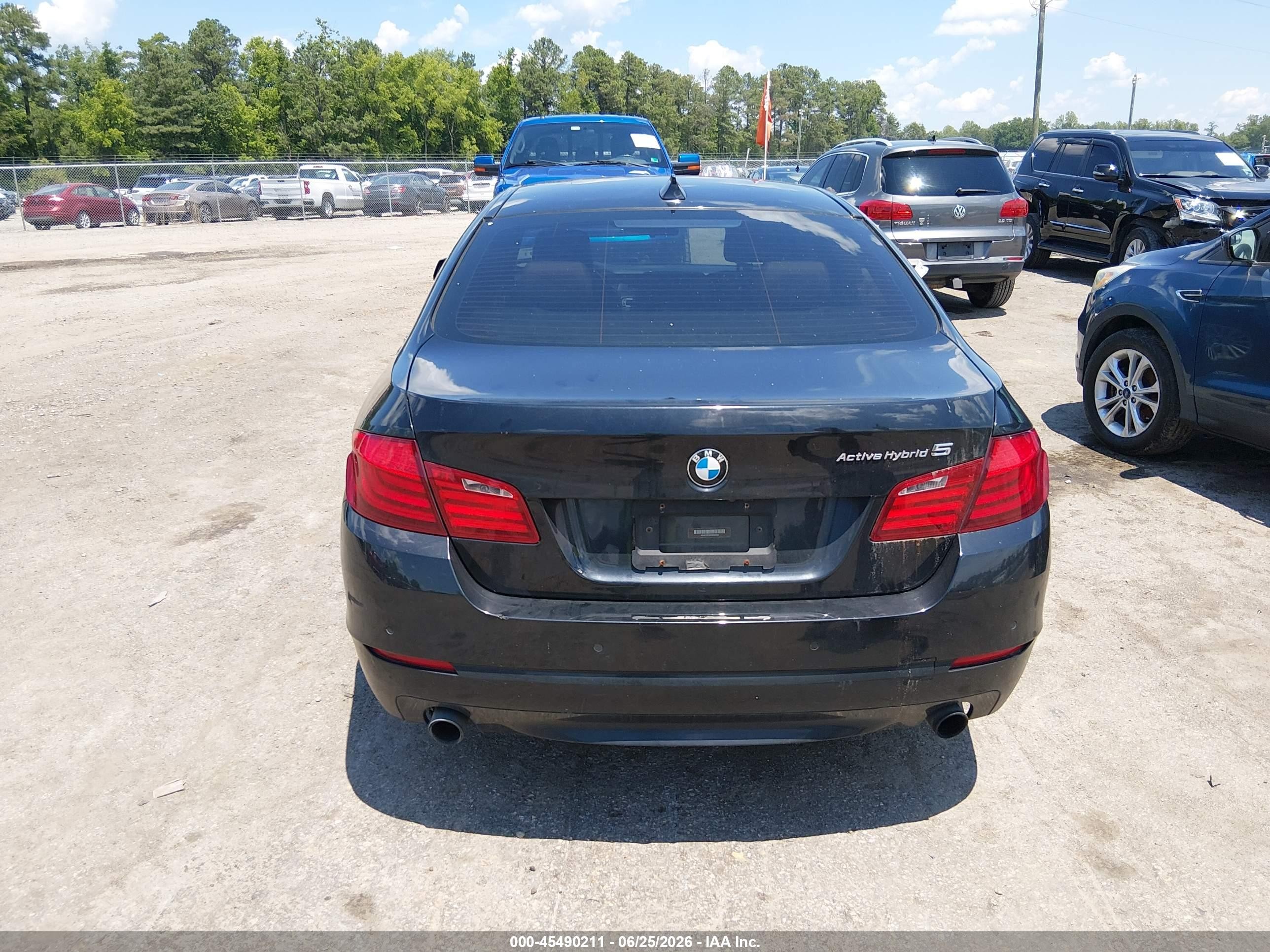2013 Bmw Activehybrid 5   Black vin: WBAFZ9C56DD090522