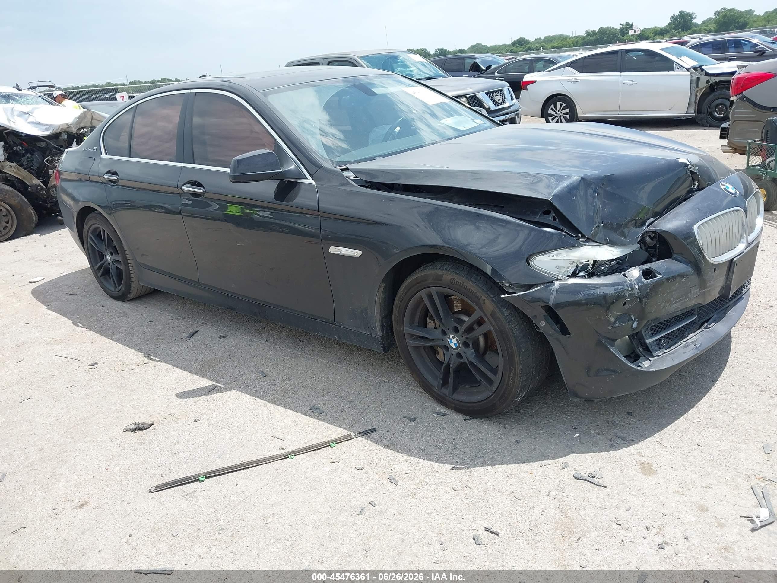 2013 Bmw Activehybrid 5   Black vin: WBAFZ9C57DC751870