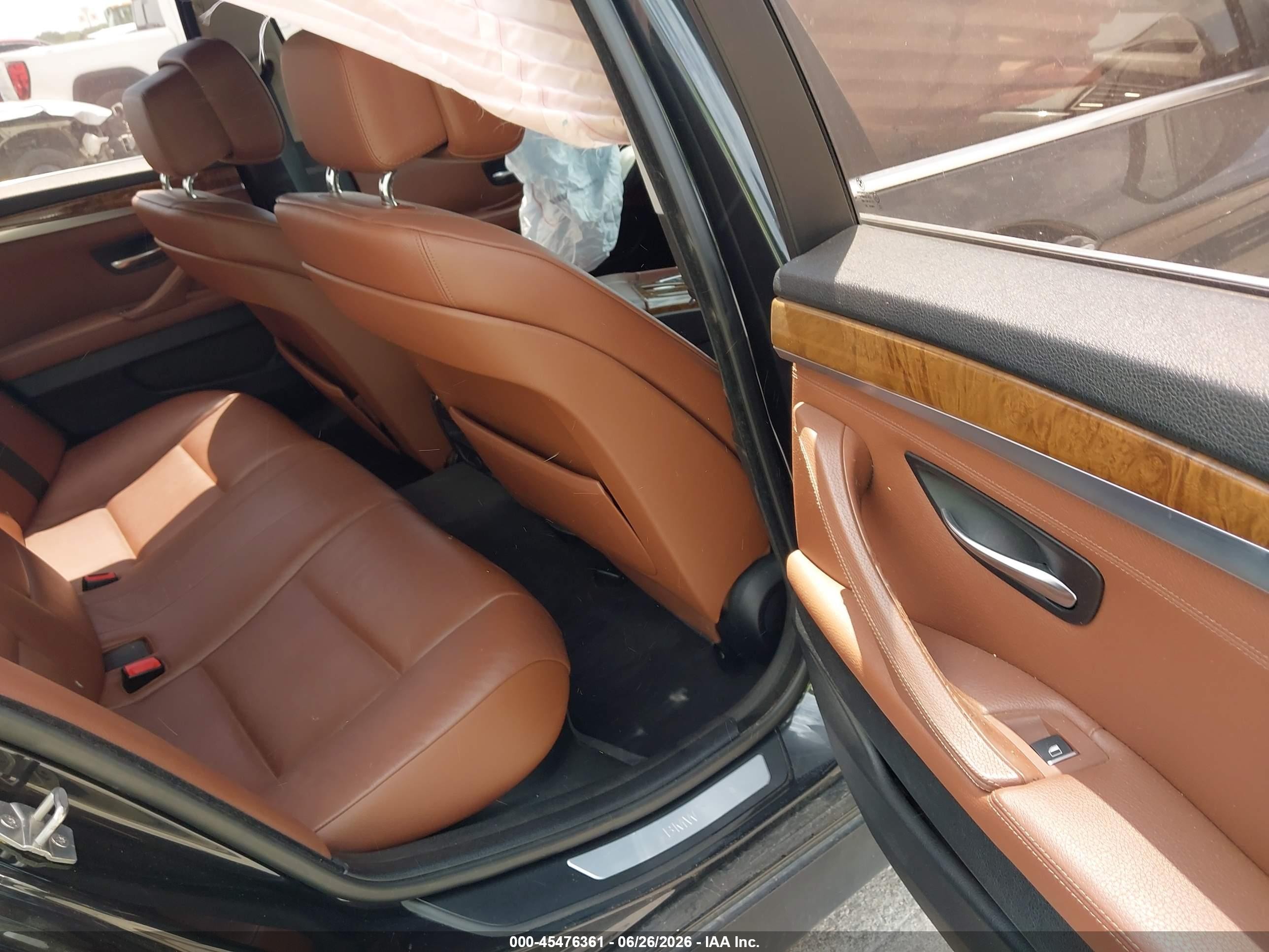2013 Bmw Activehybrid 5   Black vin: WBAFZ9C57DC751870