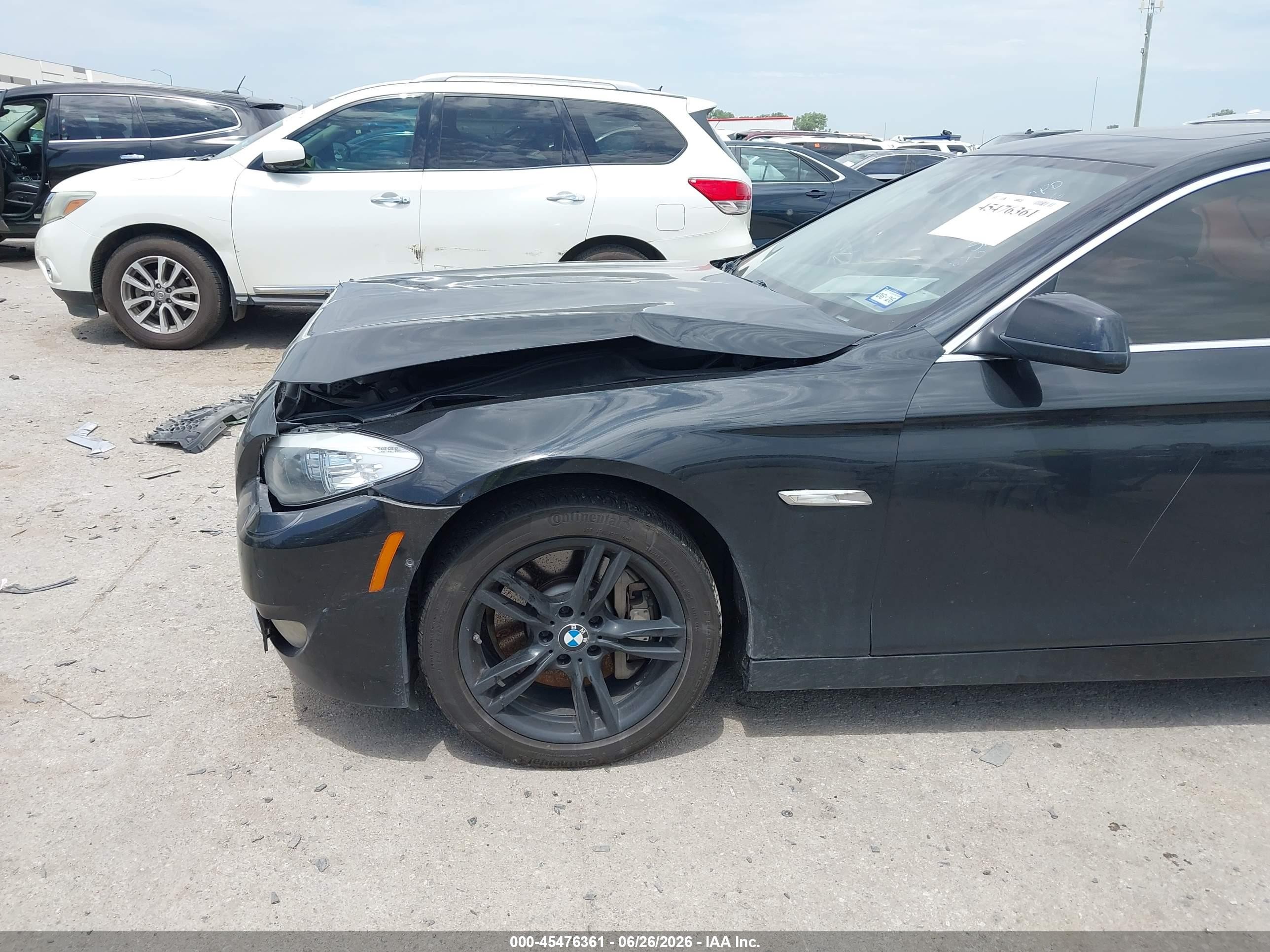2013 Bmw Activehybrid 5   Black vin: WBAFZ9C57DC751870