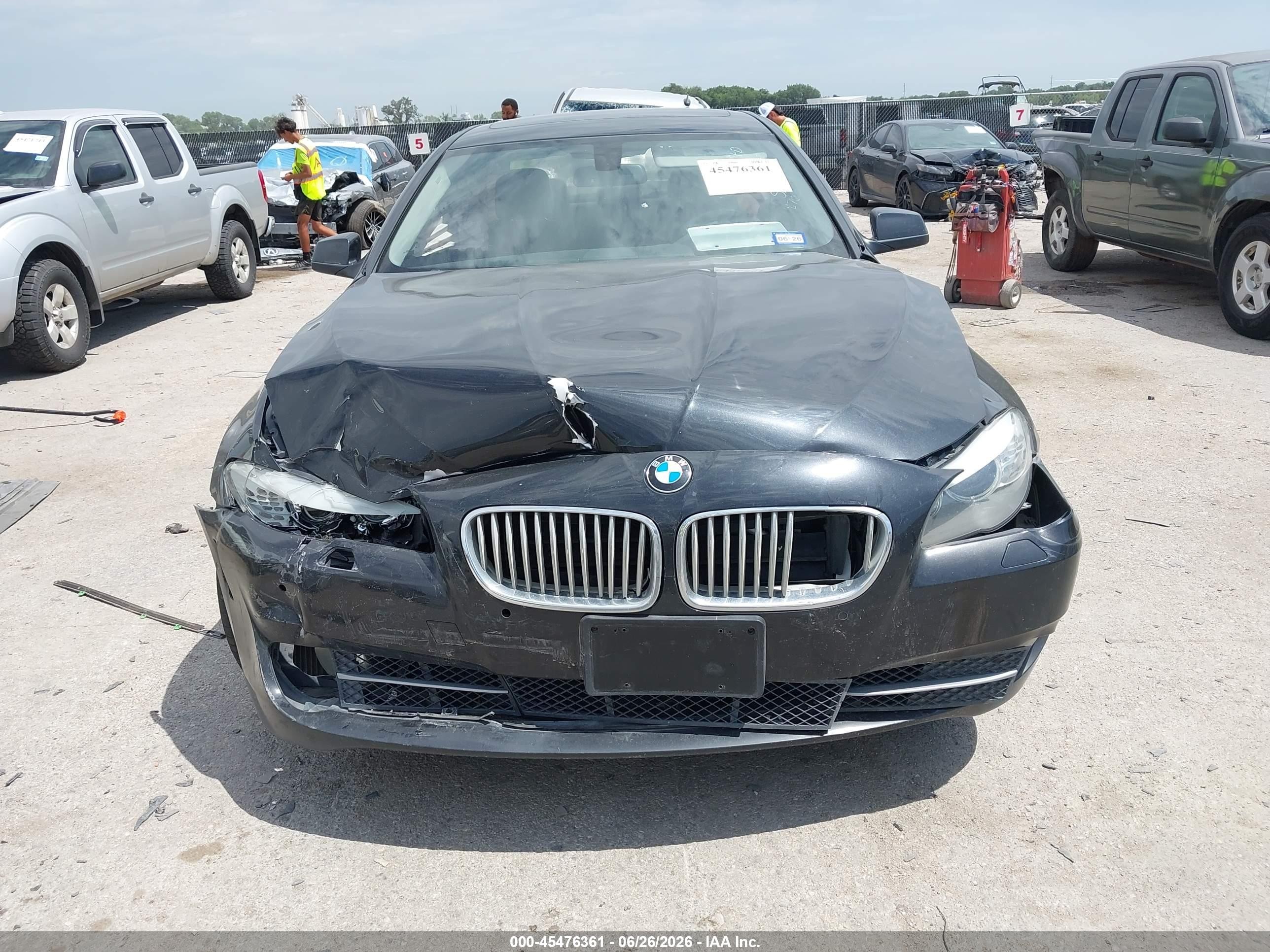 2013 Bmw Activehybrid 5   Black vin: WBAFZ9C57DC751870