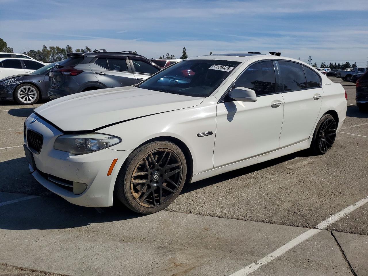 2013 Bmw 535 I Hybrid White vin: WBAFZ9C59DC751899