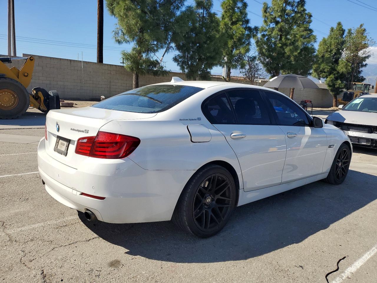 2013 Bmw 535 I Hybrid White vin: WBAFZ9C59DC751899