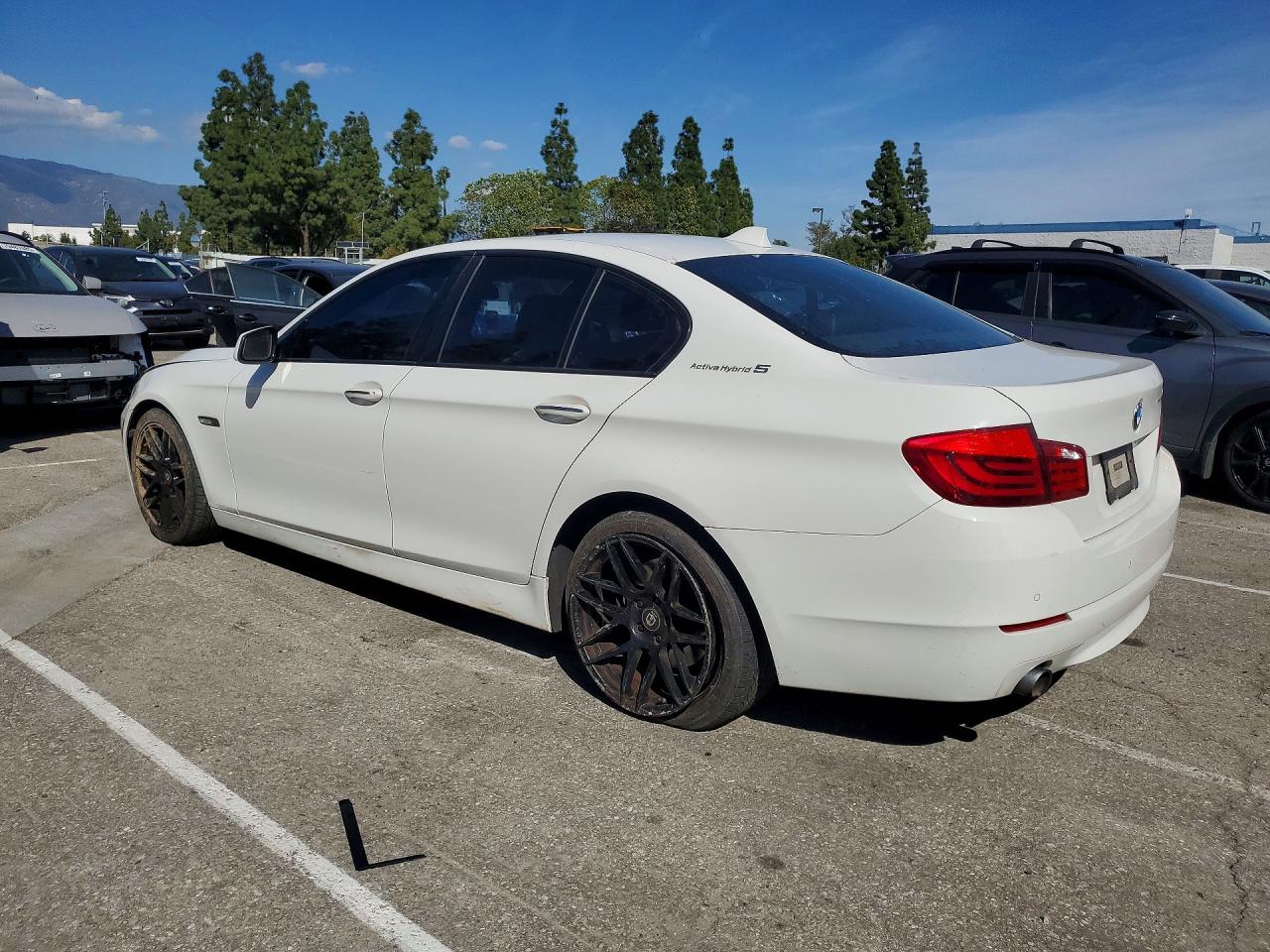 2013 Bmw 535 I Hybrid White vin: WBAFZ9C59DC751899
