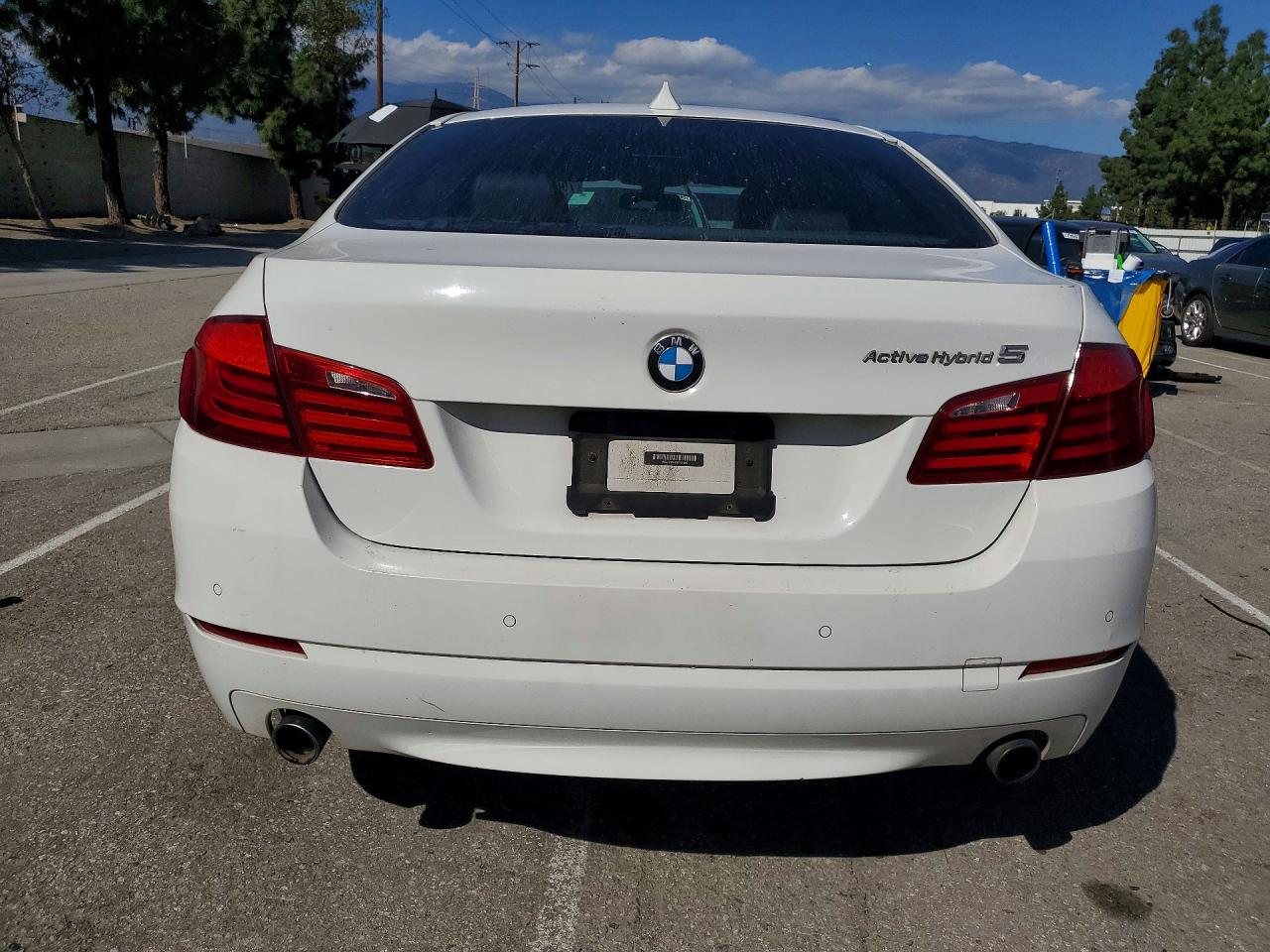 2013 Bmw 535 I Hybrid White vin: WBAFZ9C59DC751899