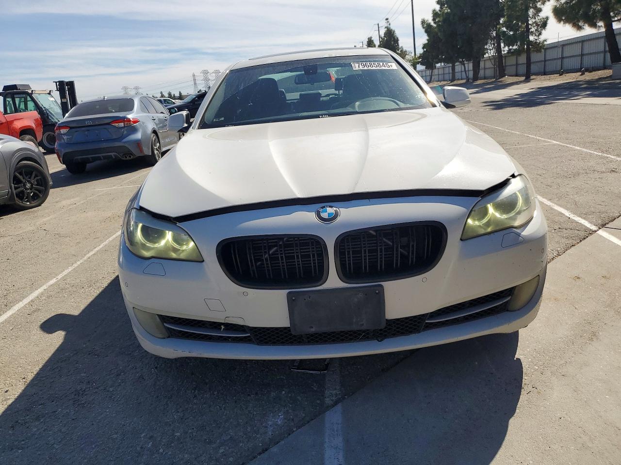 2013 Bmw 535 I Hybrid White vin: WBAFZ9C59DC751899