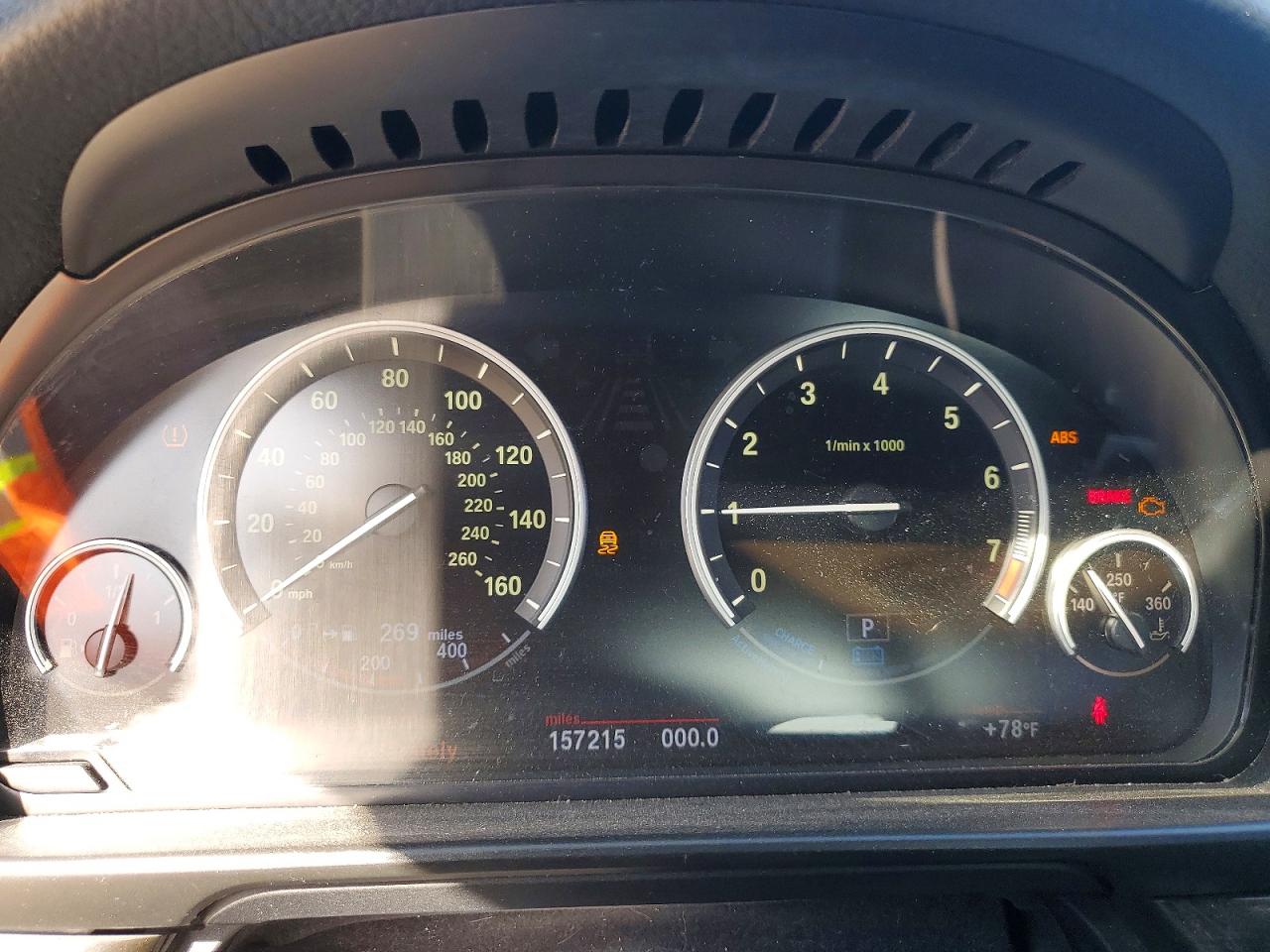 2013 Bmw 535 I Hybrid White vin: WBAFZ9C59DC751899