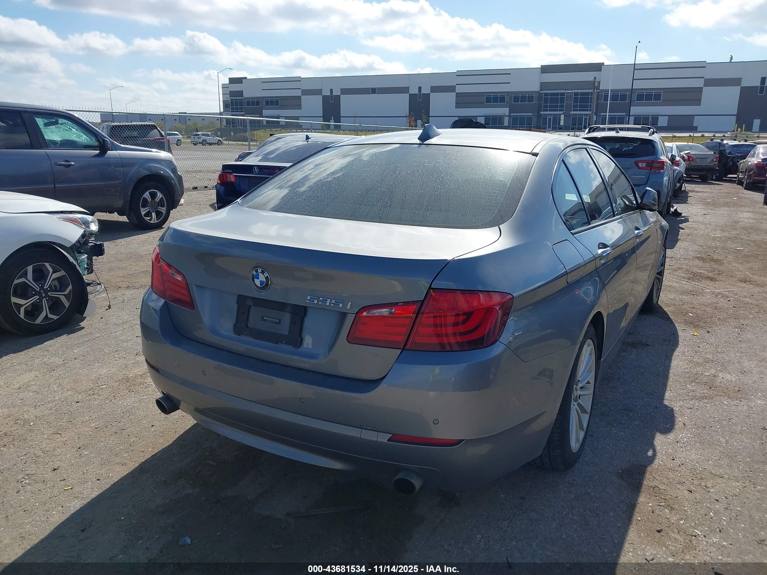 2013 Bmw Activehybrid 5   Серебряный vin: WBAFZ9C5XDC751992