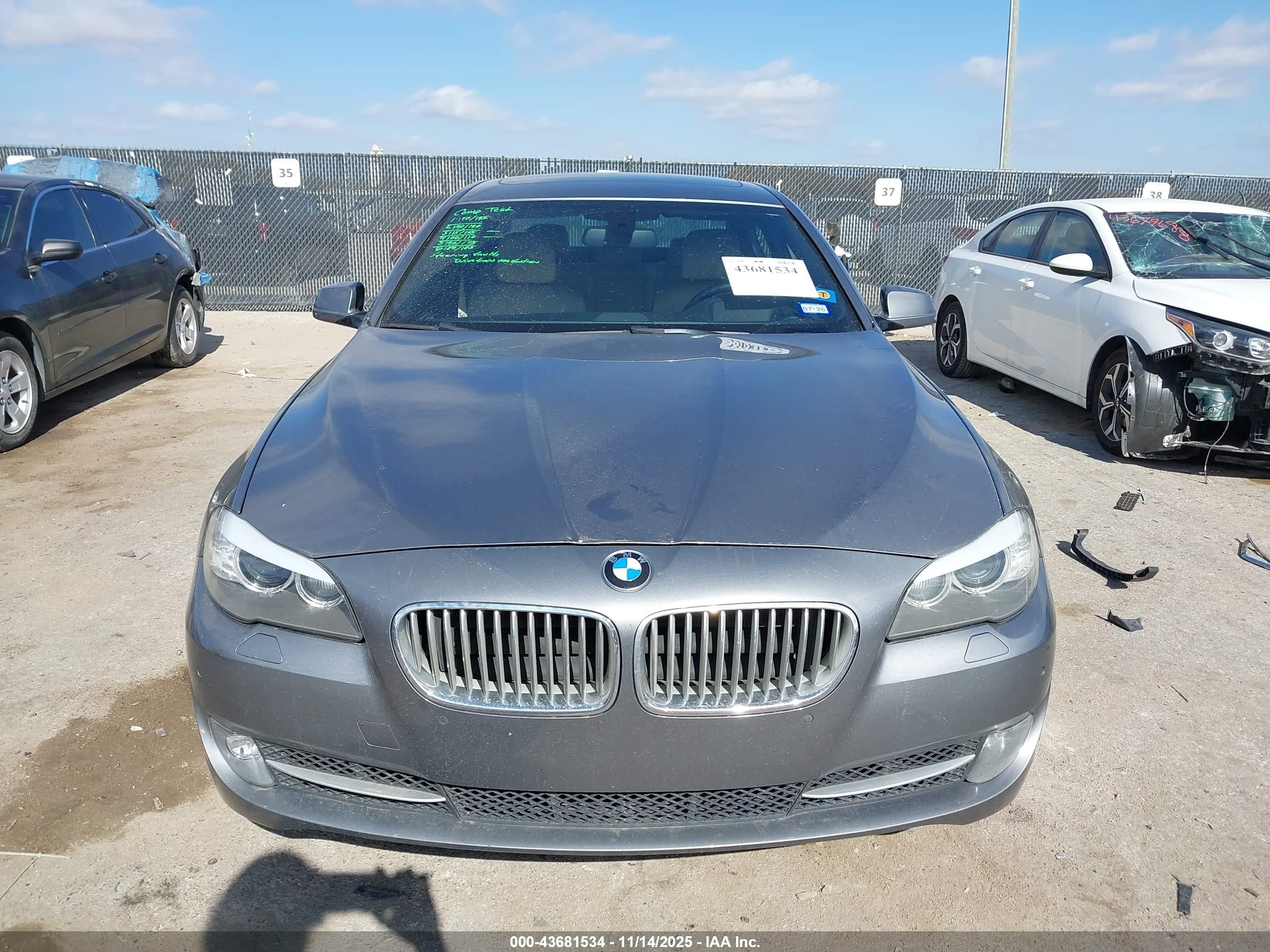 2013 Bmw Activehybrid 5   Серебряный vin: WBAFZ9C5XDC751992