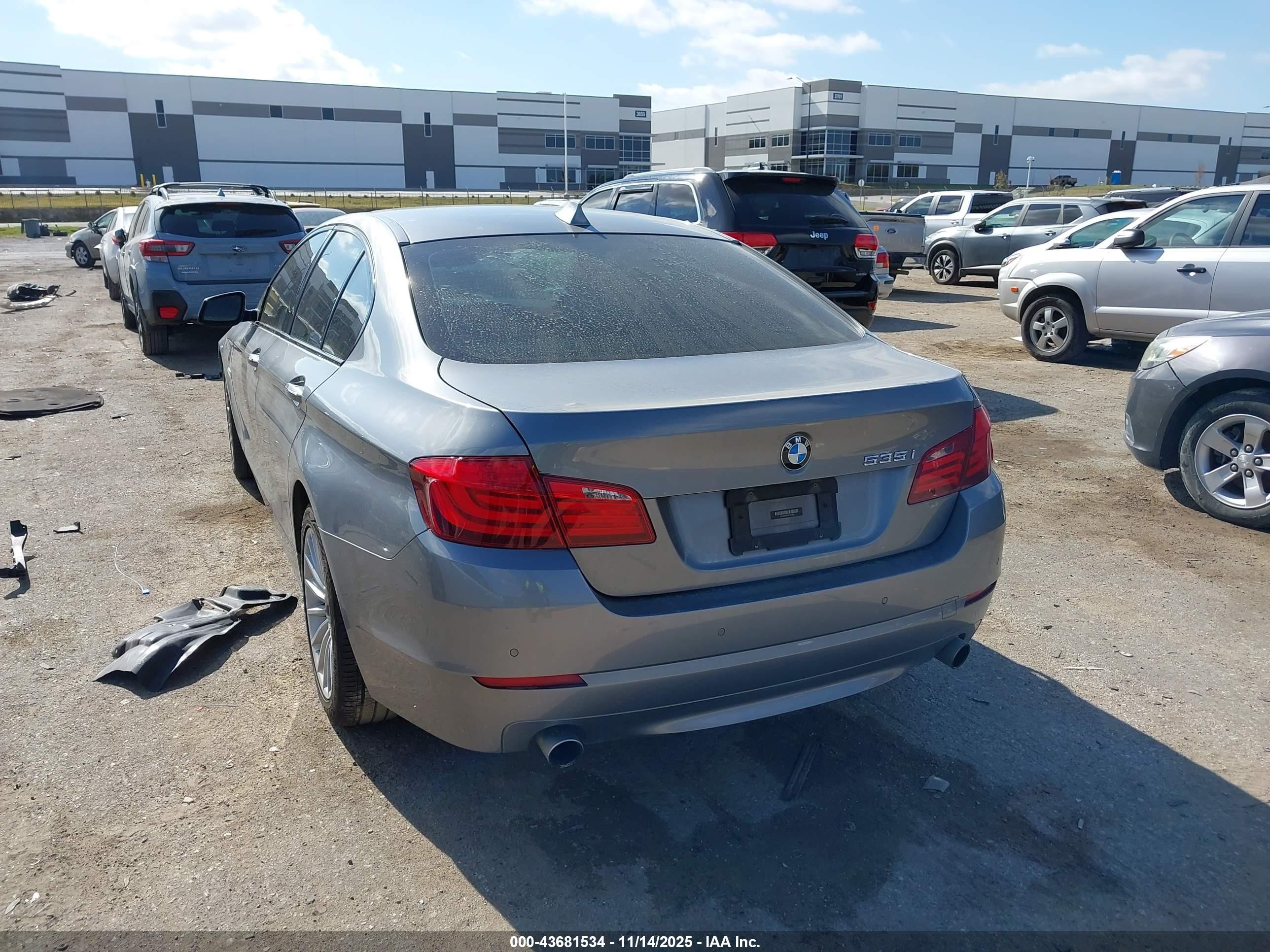 2013 Bmw Activehybrid 5   Серебряный vin: WBAFZ9C5XDC751992