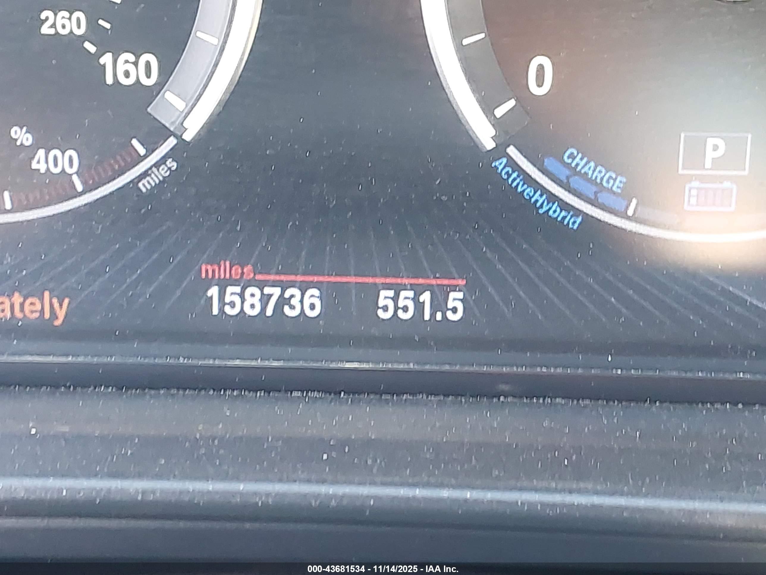 2013 Bmw Activehybrid 5   Серебряный vin: WBAFZ9C5XDC751992