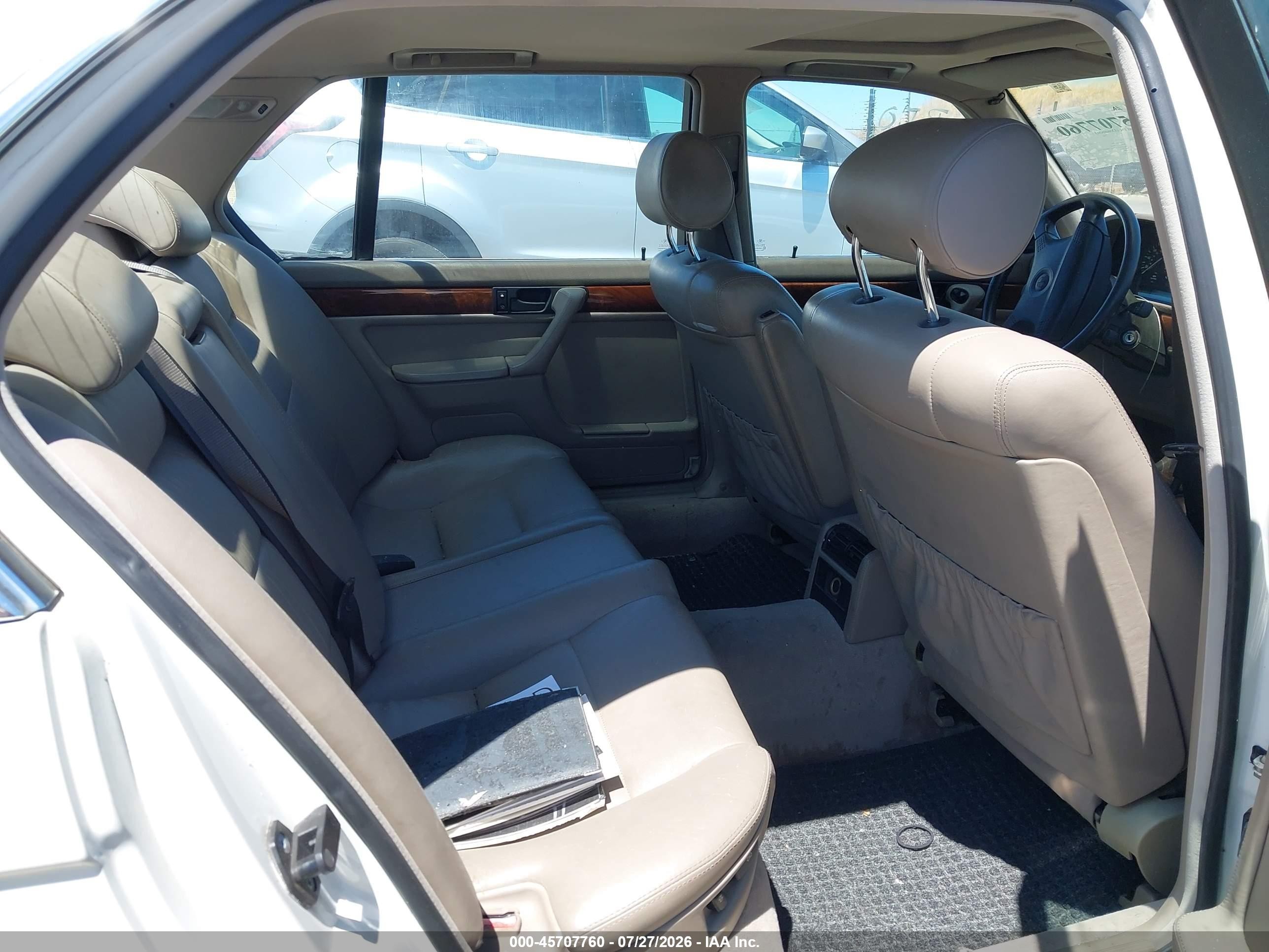 1991 Bmw 750 Il Automatic White vin: WBAGC8310MDC78971