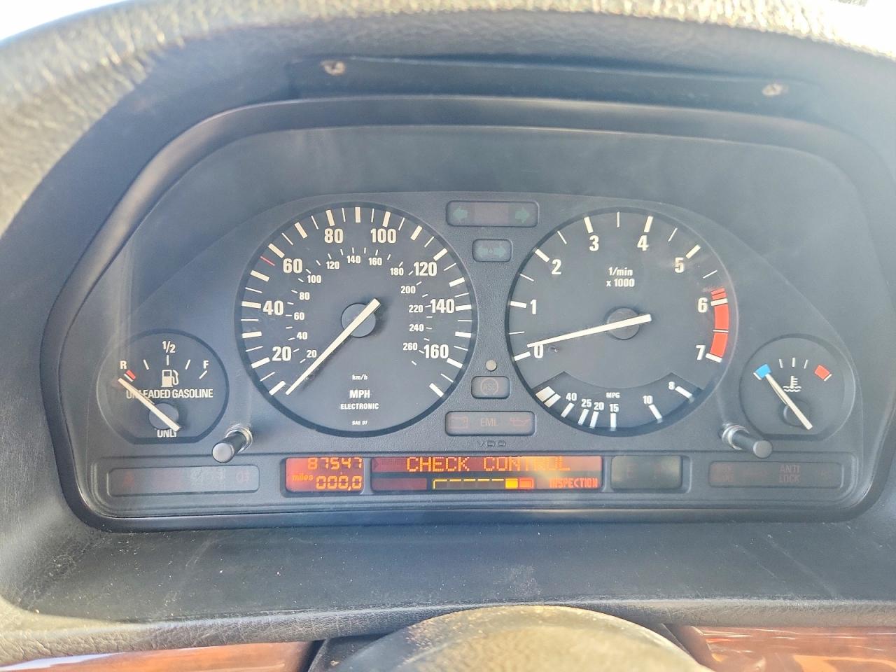 1990 Bmw 750 Il Black vin: WBAGC8311LDC75981