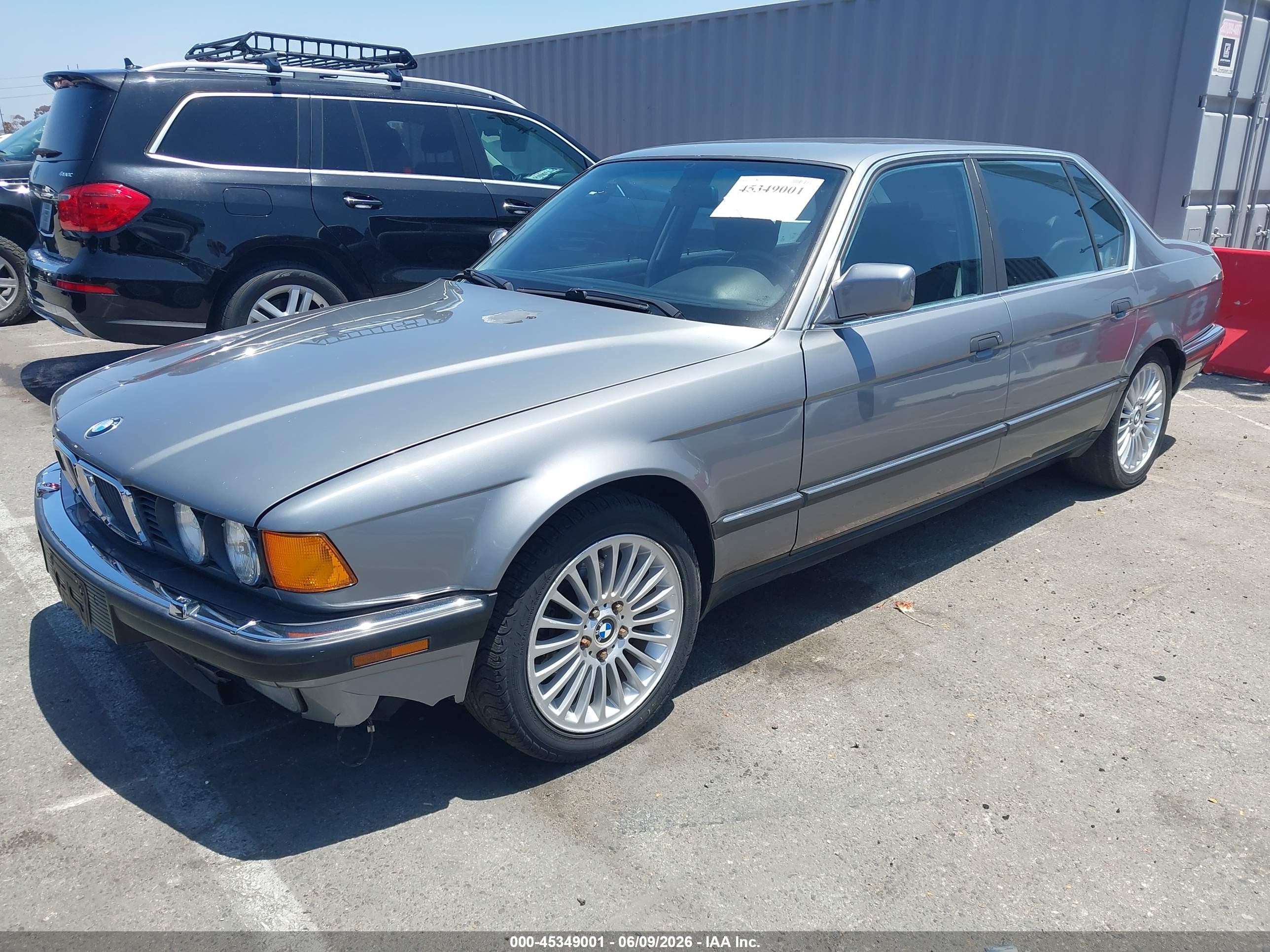 1991 Bmw 750 Il Automatic Gray vin: WBAGC8319MDC78757