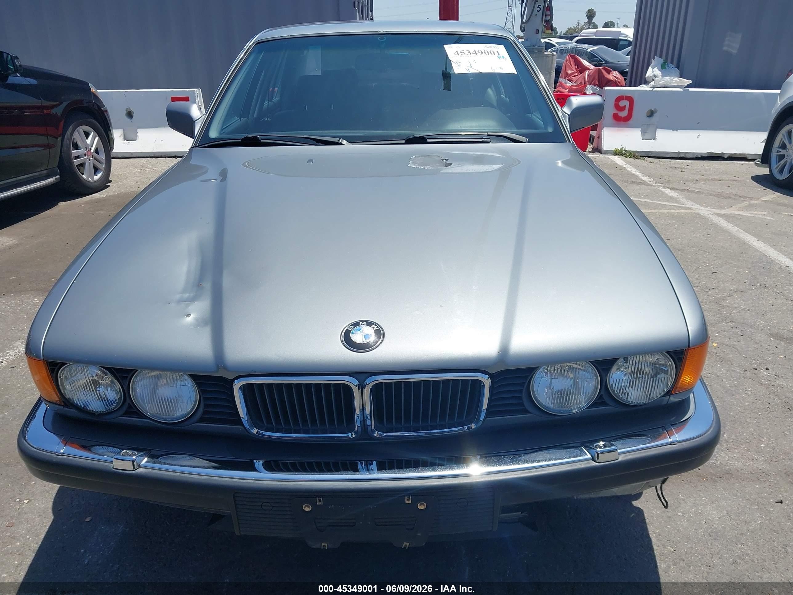 1991 Bmw 750 Il Automatic Gray vin: WBAGC8319MDC78757