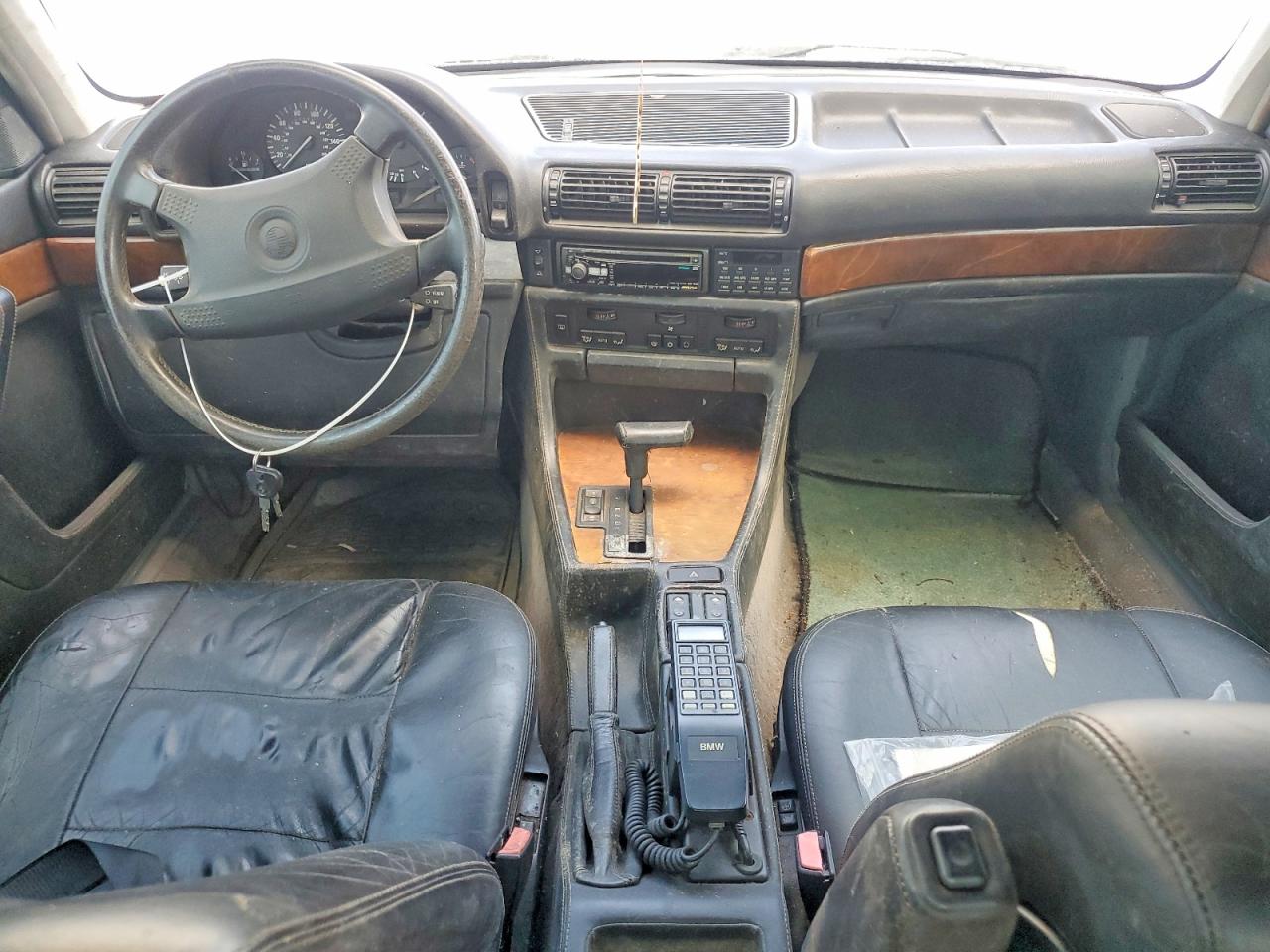 1988 Bmw 750 Il Black vin: WBAGC831XJ2767947