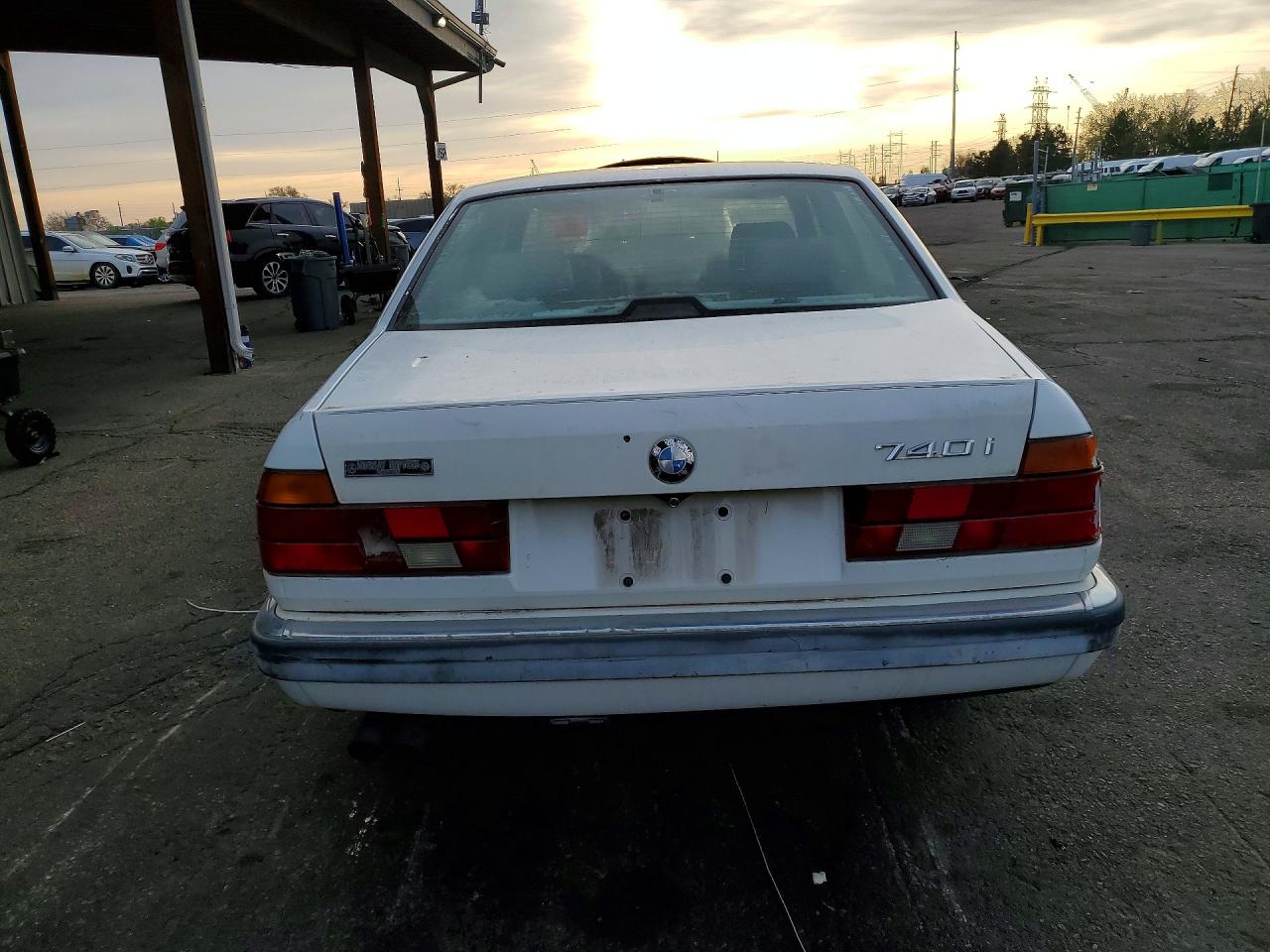 1993 Bmw 740 I Automatic White vin: WBAGD4322PDE60612