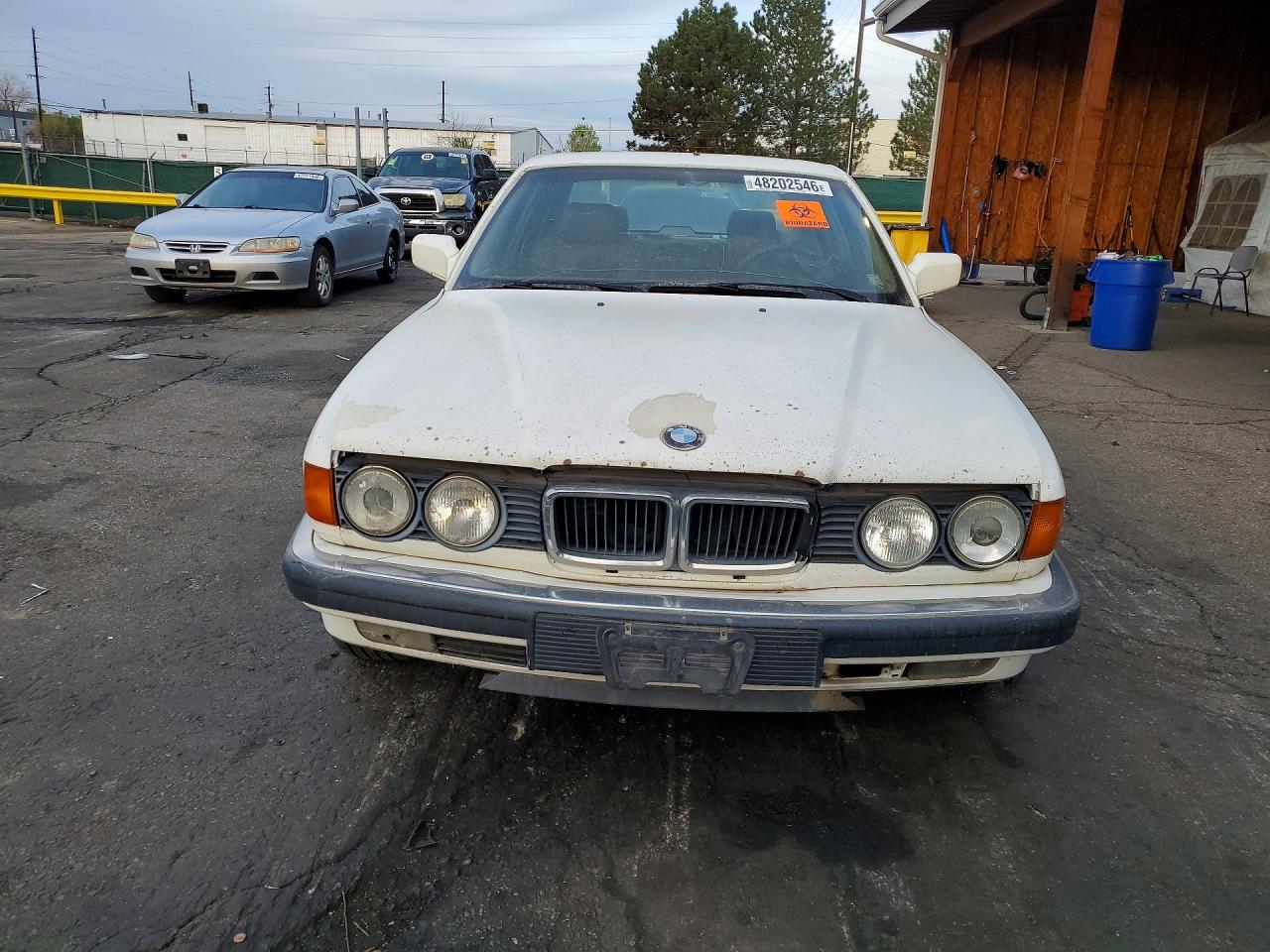1993 Bmw 740 I Automatic White vin: WBAGD4322PDE60612