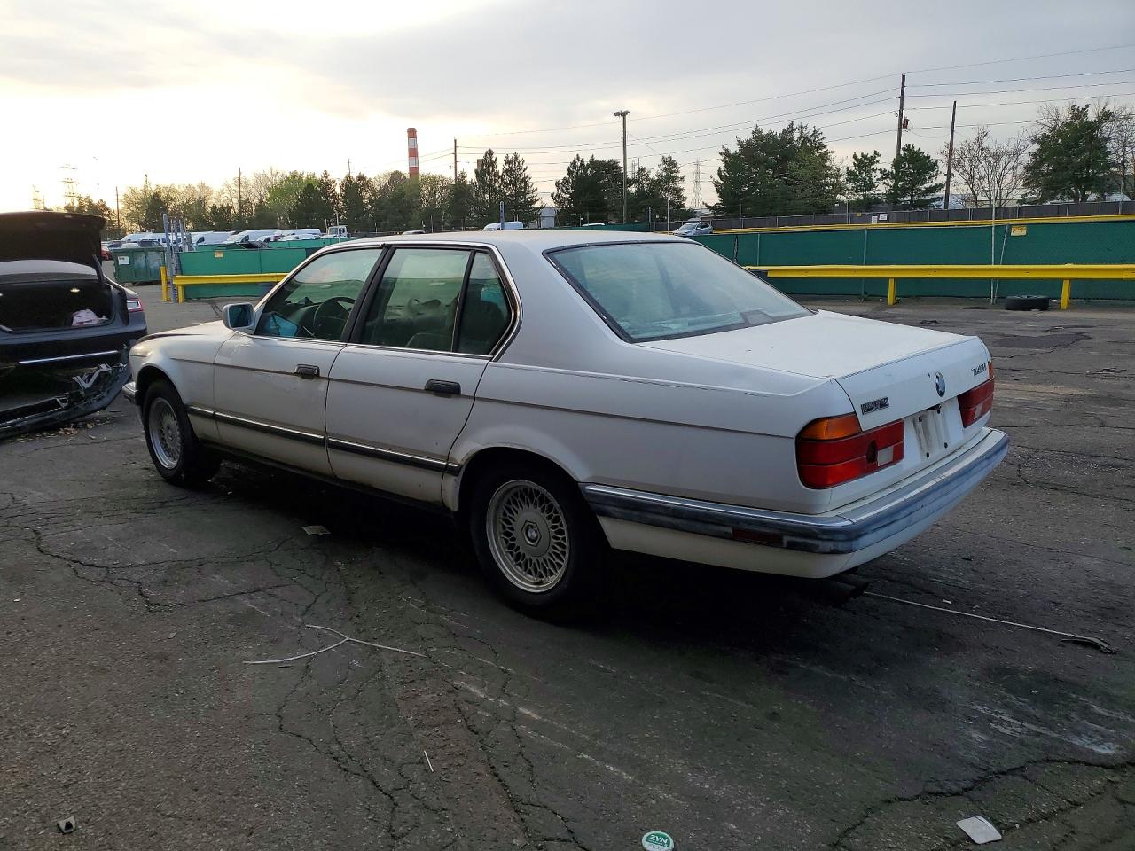 1993 Bmw 740 I Automatic White vin: WBAGD4322PDE60612