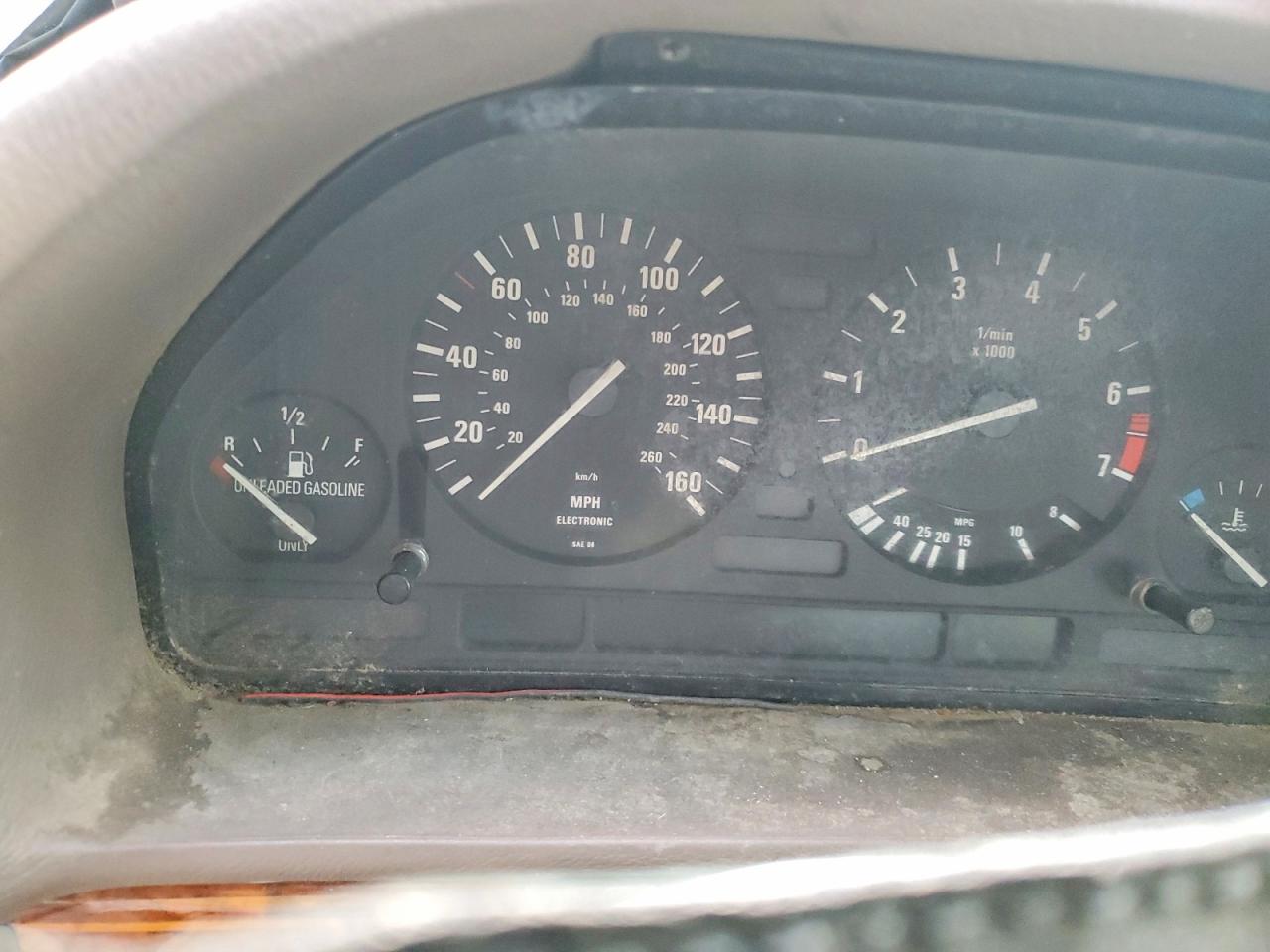 1993 Bmw 740 I Automatic White vin: WBAGD4322PDE60612