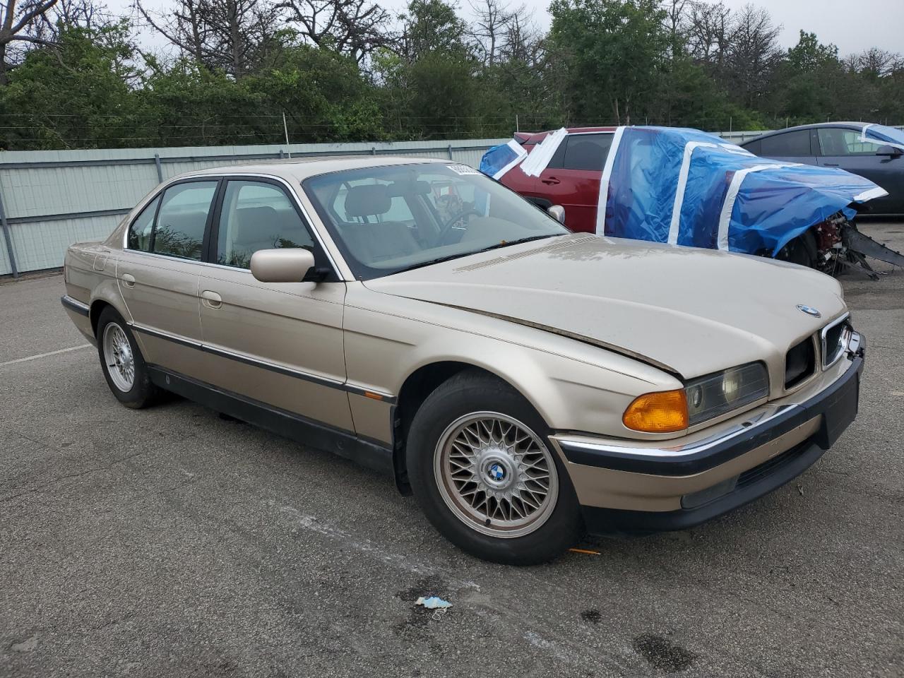 1995 Bmw 740 I Automatic Cream vin: WBAGF6323SDH08462