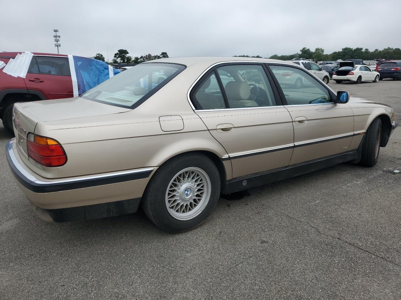 1995 Bmw 740 I Automatic Cream vin: WBAGF6323SDH08462