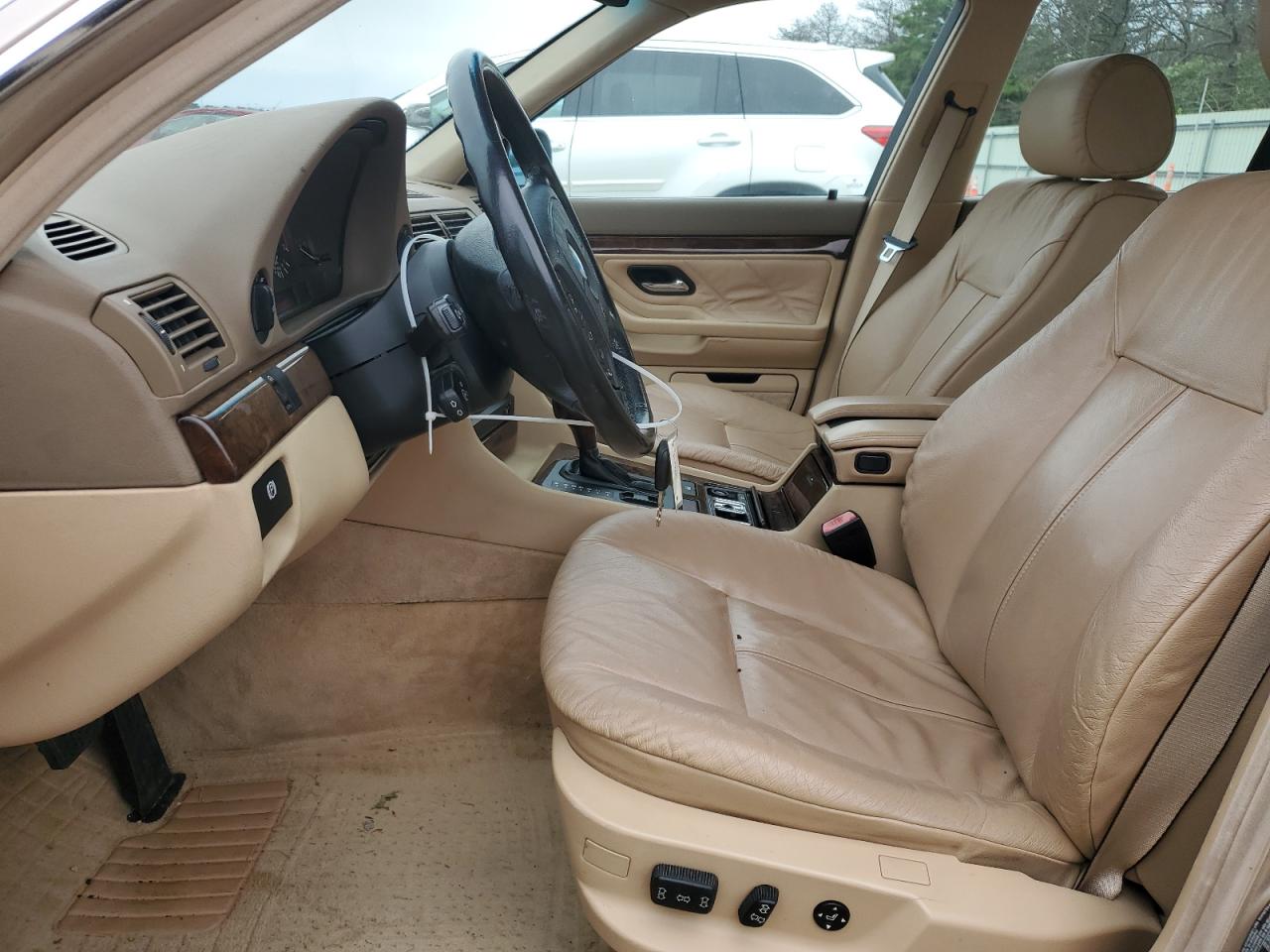 1995 Bmw 740 I Automatic Cream vin: WBAGF6323SDH08462