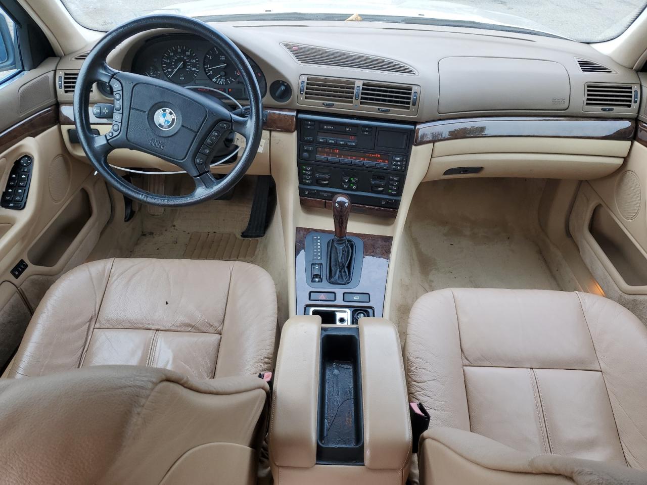 1995 Bmw 740 I Automatic Cream vin: WBAGF6323SDH08462