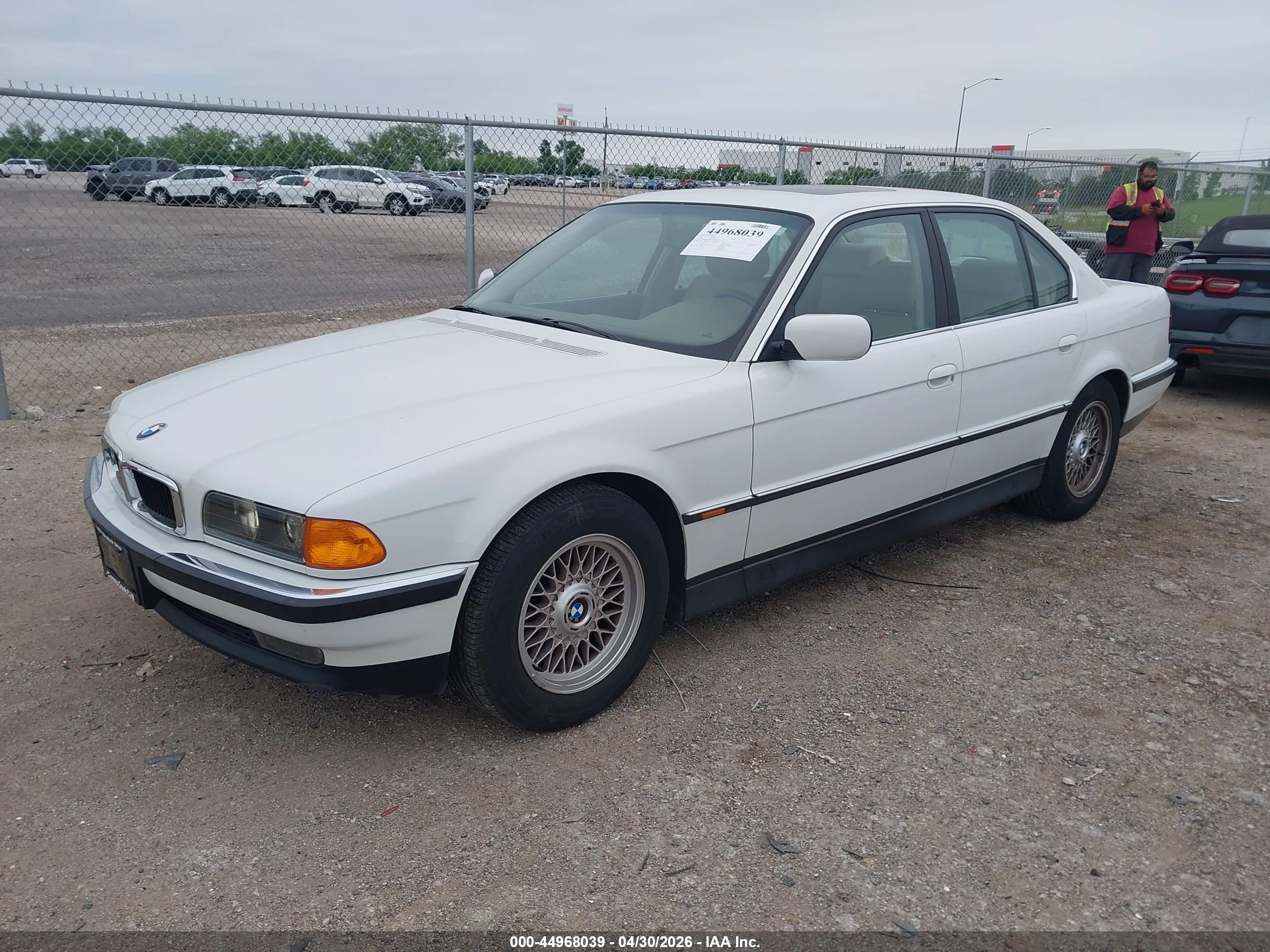 1998 Bmw 740ia   White vin: WBAGF8321WDL51359