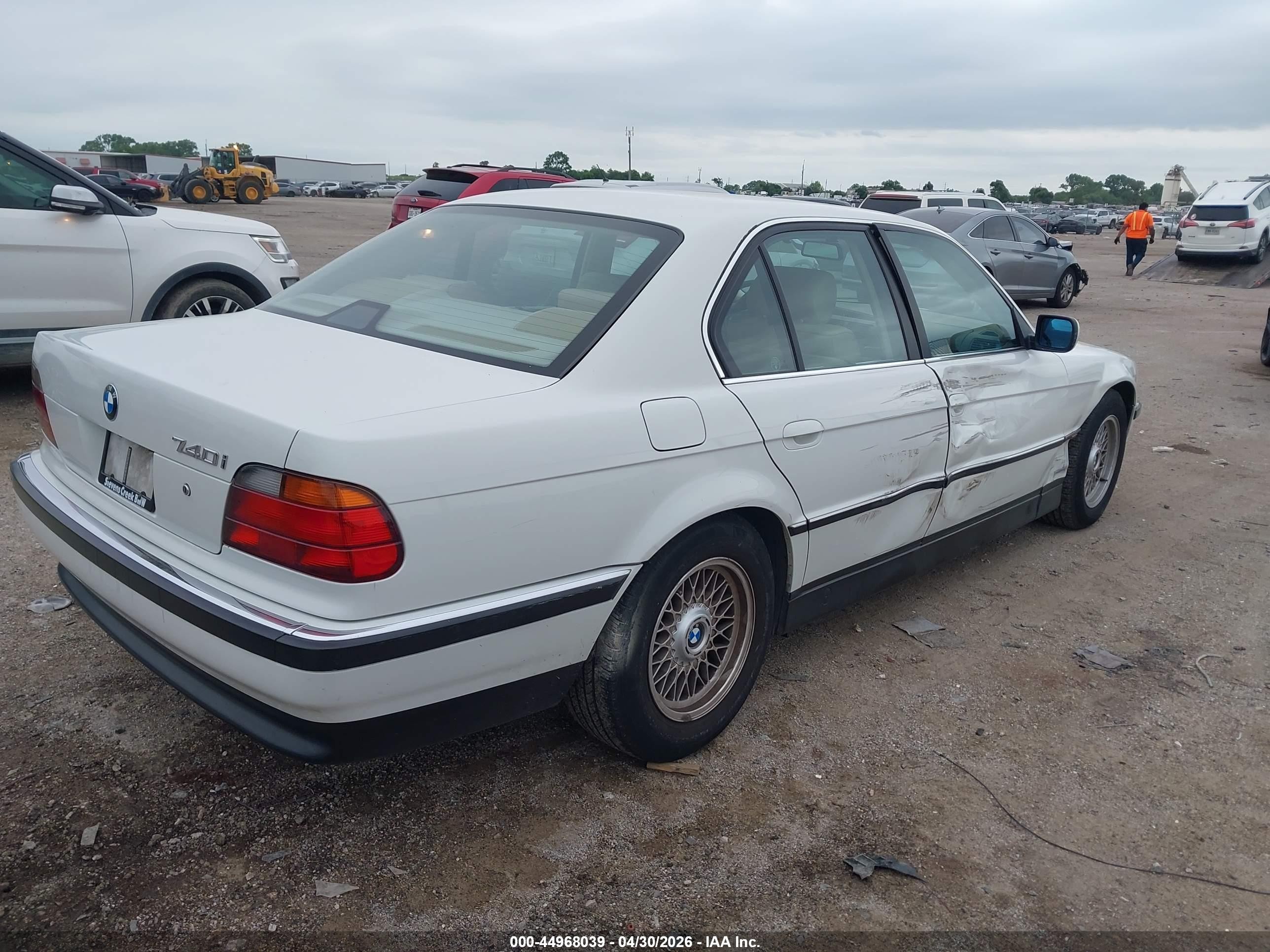 1998 Bmw 740ia   White vin: WBAGF8321WDL51359
