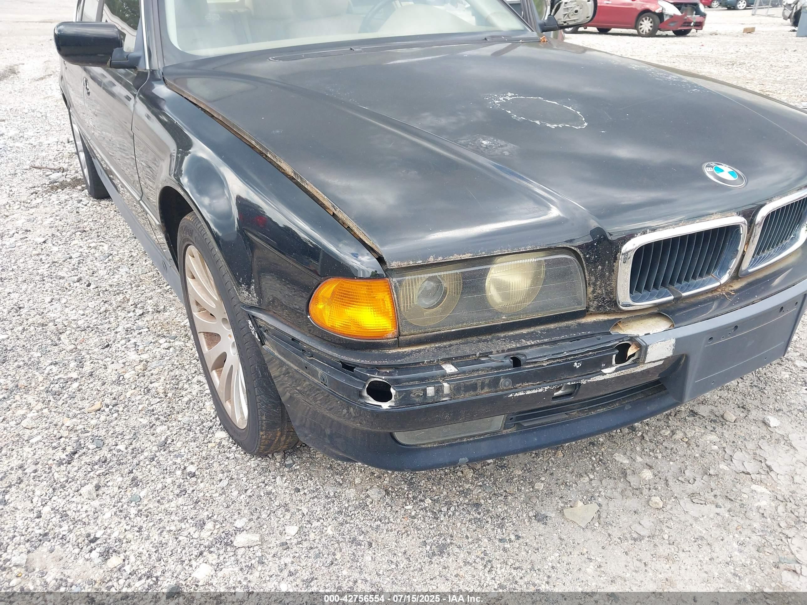 1998 Bmw 740ia   Black vin: WBAGF8321WDL53371