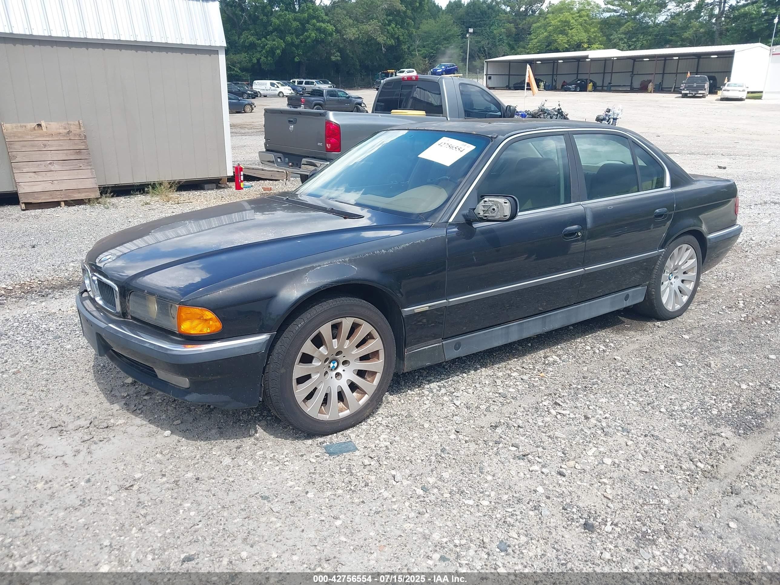 1998 Bmw 740ia   Black vin: WBAGF8321WDL53371