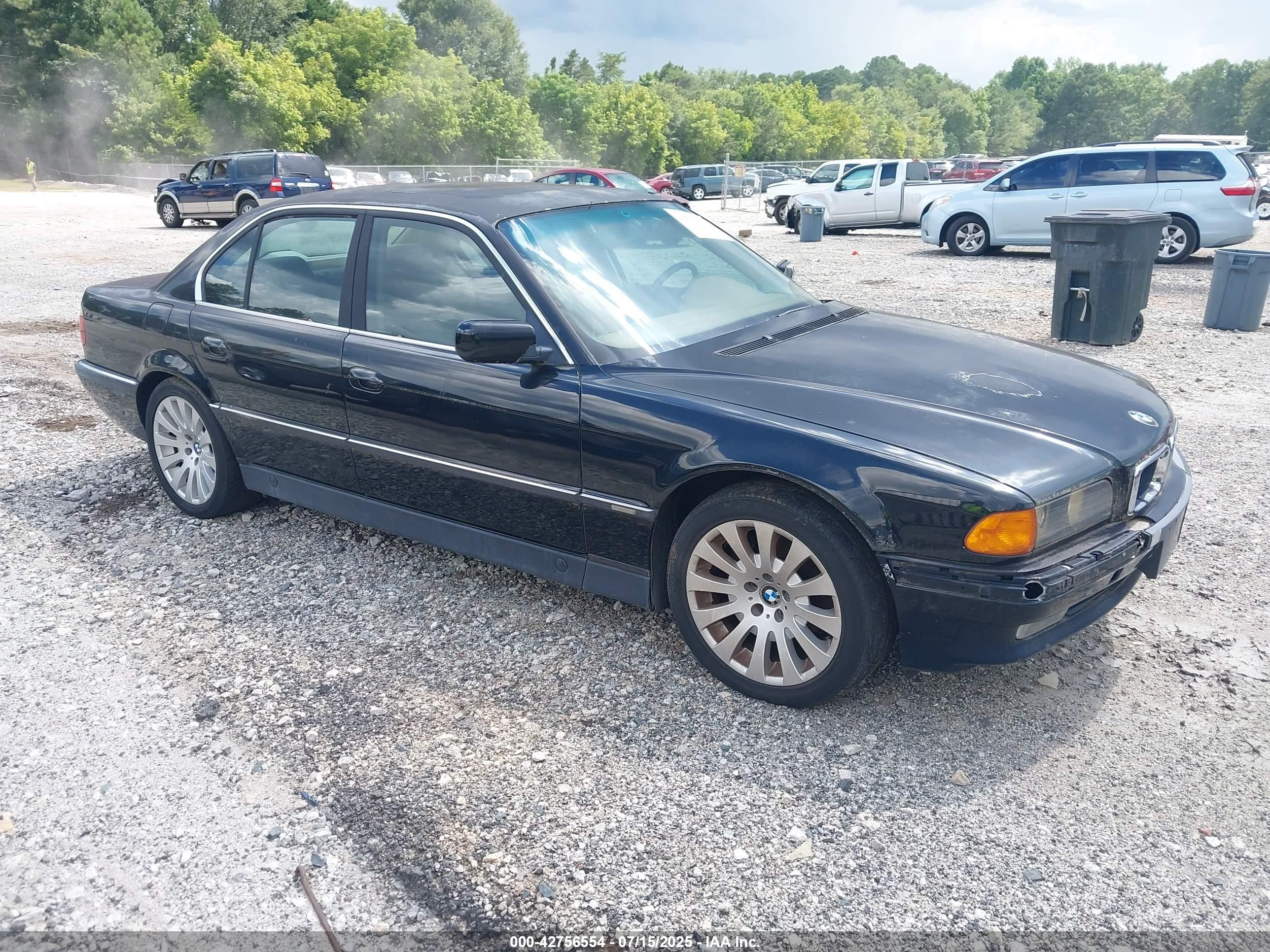 1998 Bmw 740ia   Black vin: WBAGF8321WDL53371