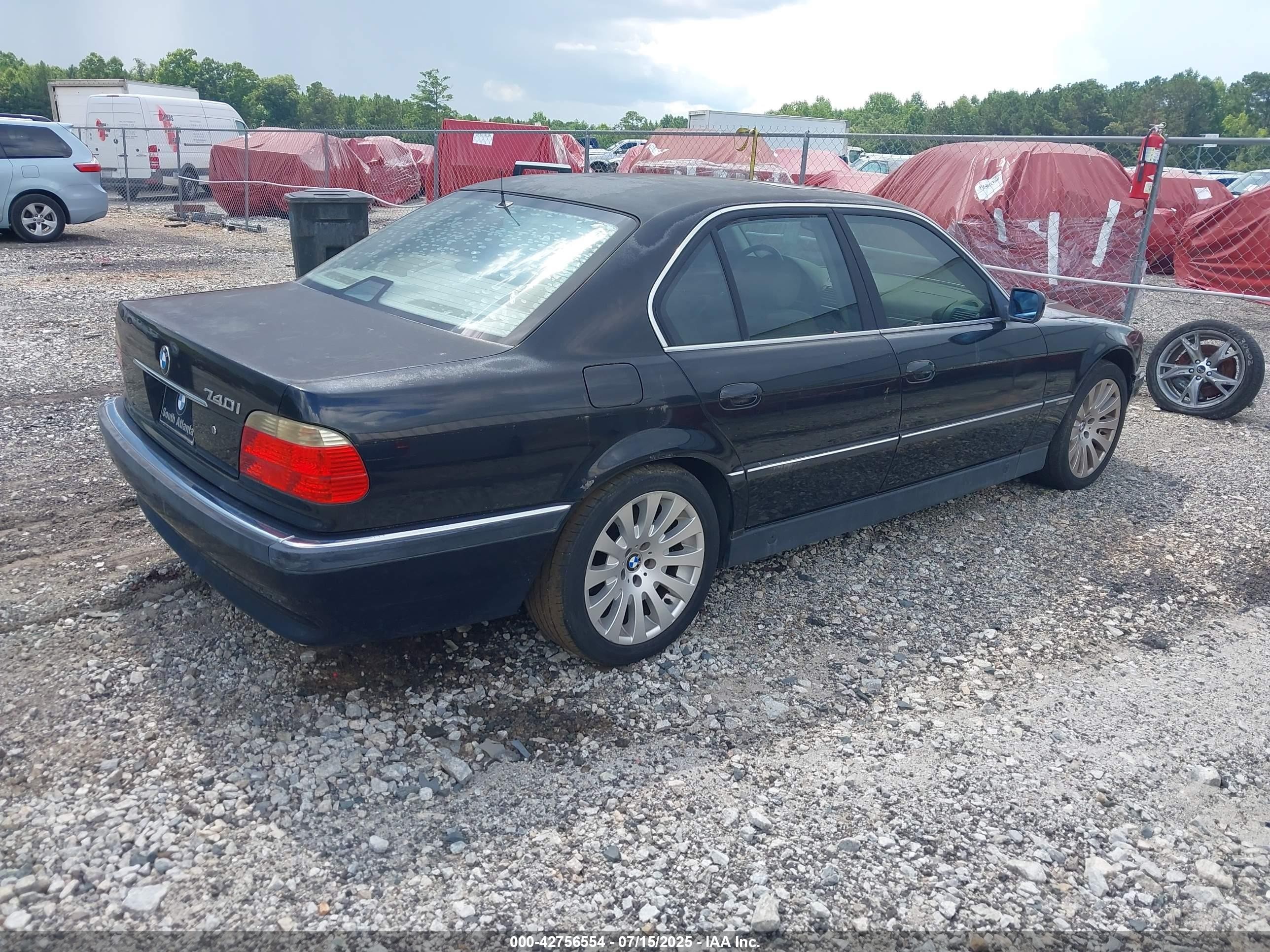 1998 Bmw 740ia   Black vin: WBAGF8321WDL53371