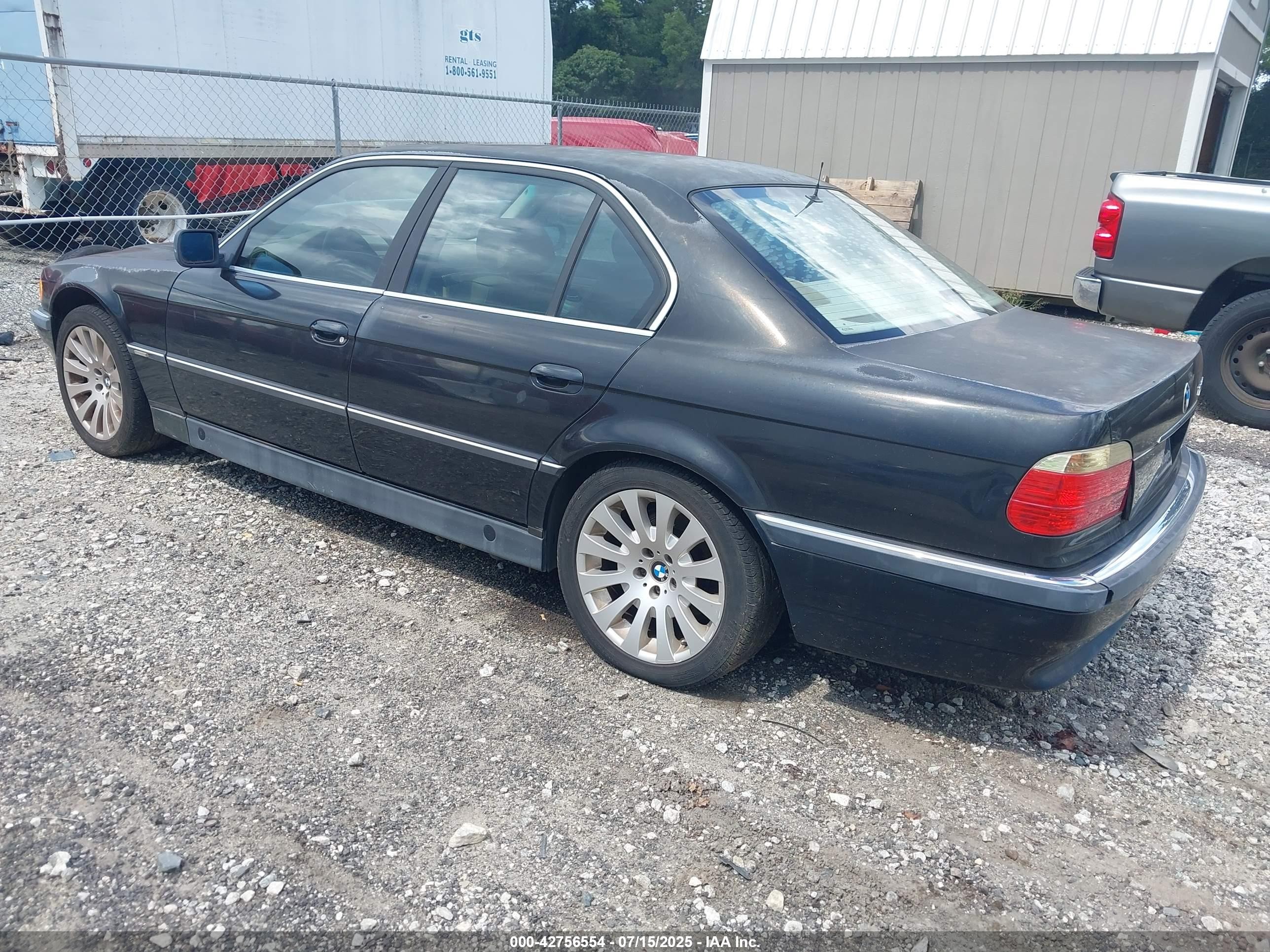 1998 Bmw 740ia   Black vin: WBAGF8321WDL53371