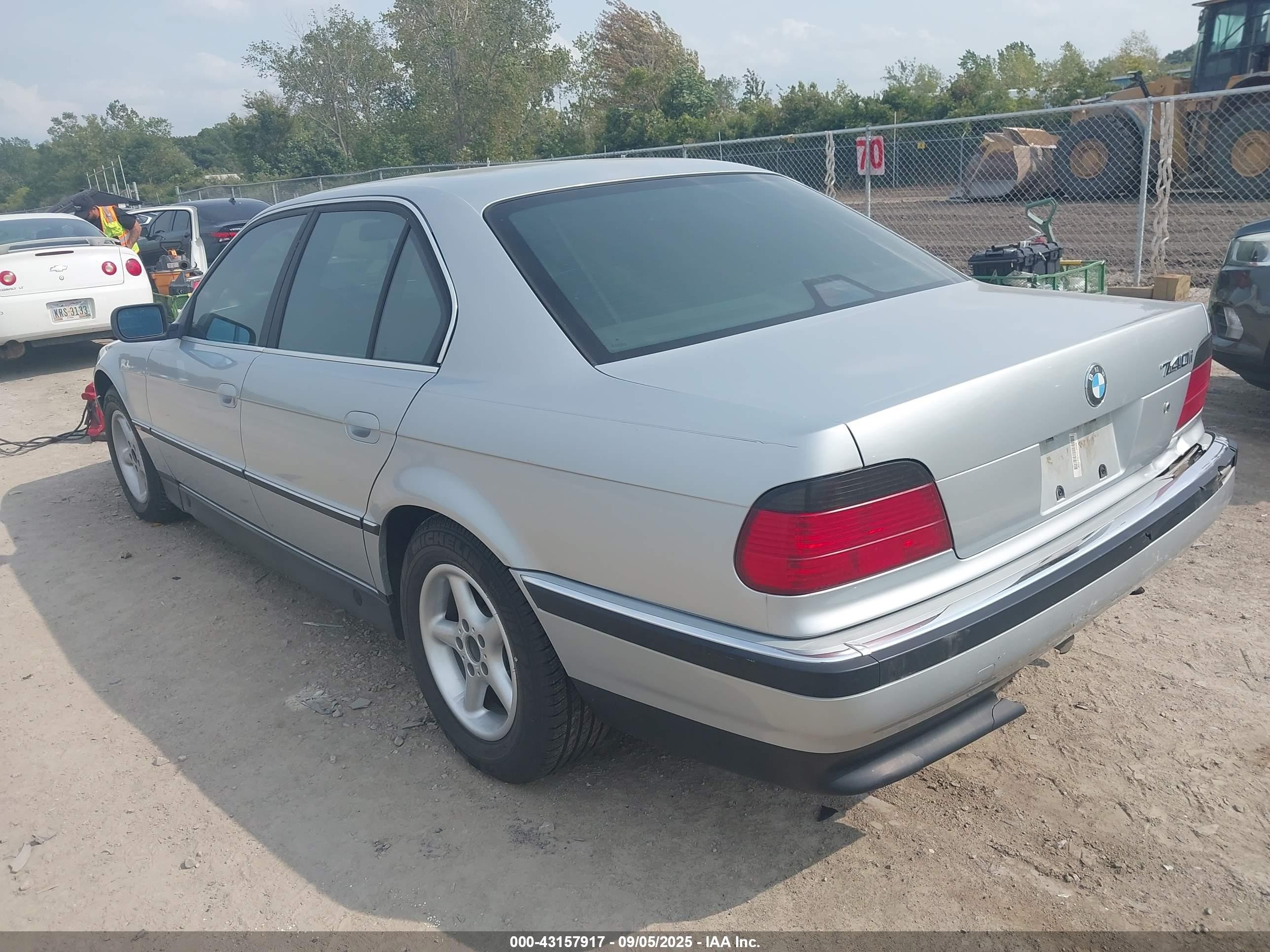 1997 Bmw 740ia   Silver vin: WBAGF8324VDL48308