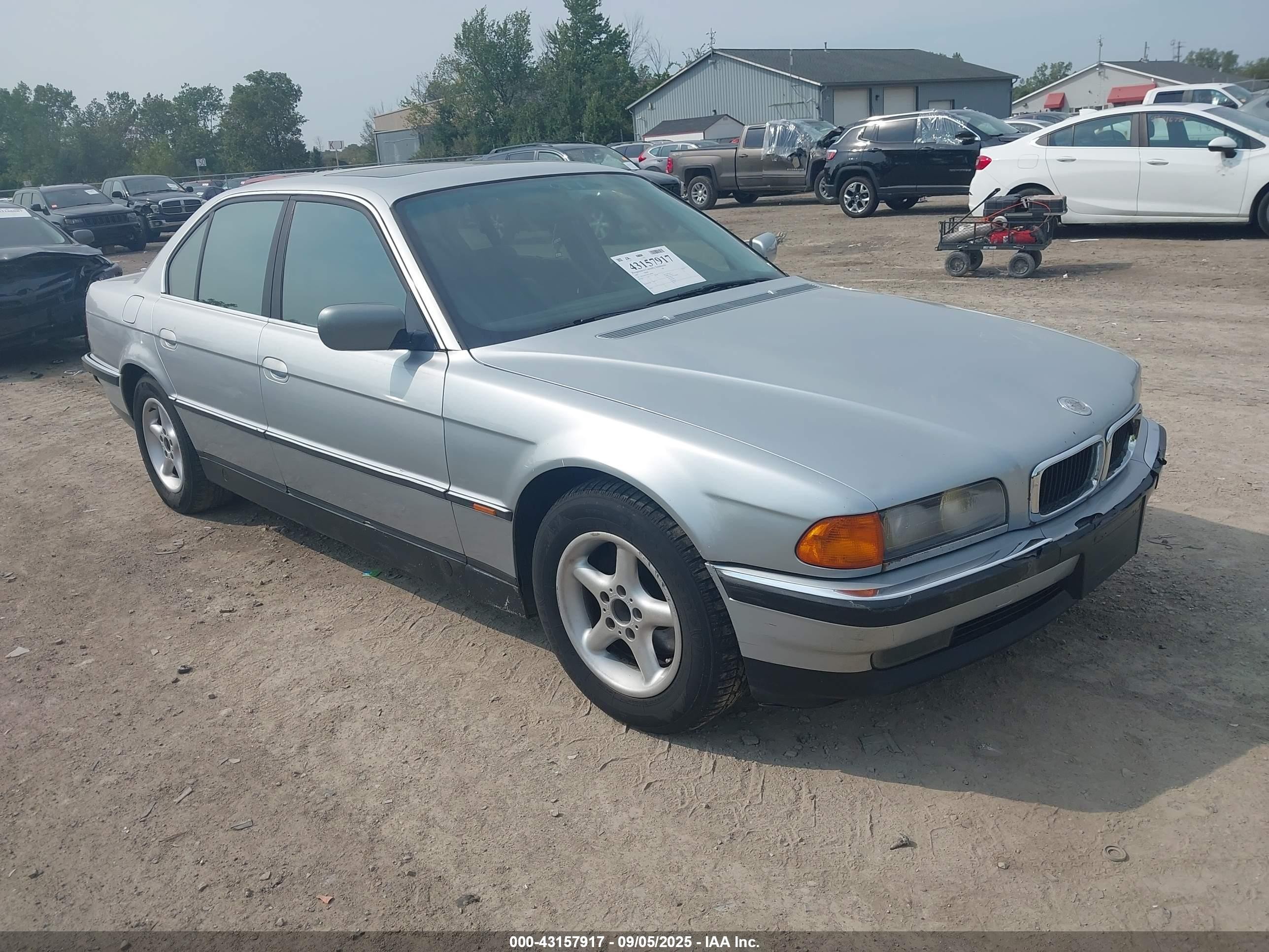 1997 Bmw 740ia   Silver vin: WBAGF8324VDL48308