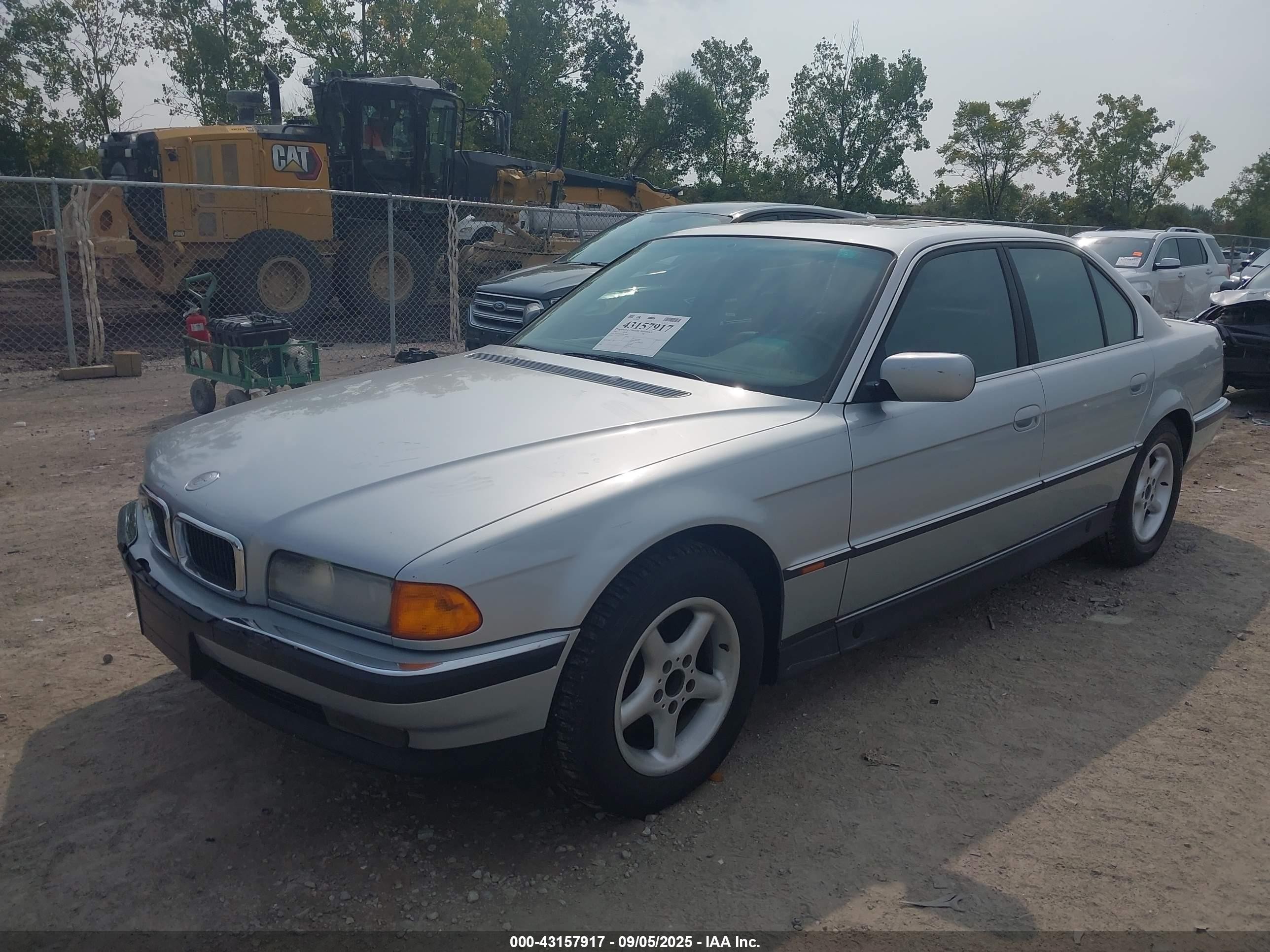 1997 Bmw 740ia   Silver vin: WBAGF8324VDL48308