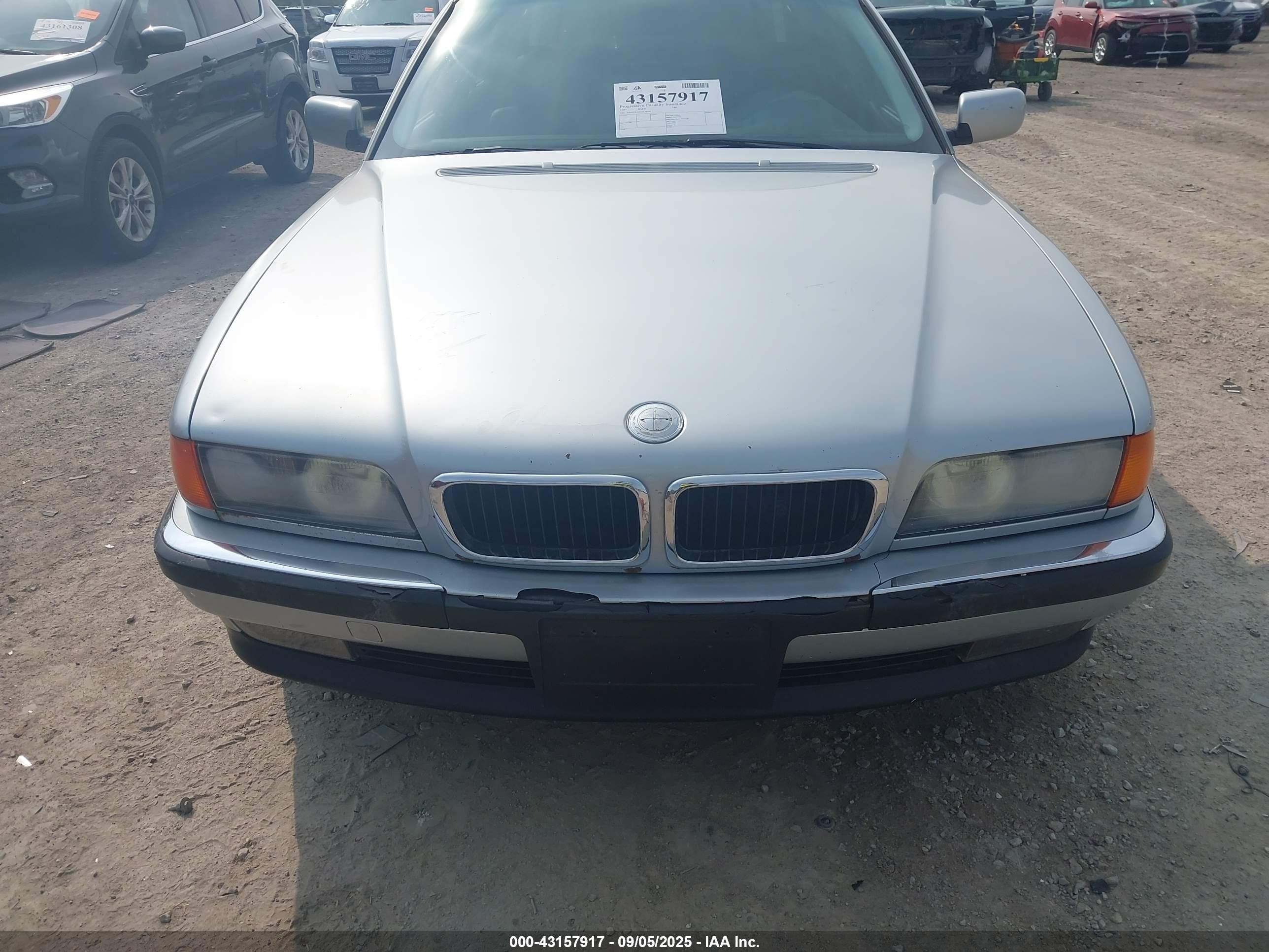 1997 Bmw 740ia   Silver vin: WBAGF8324VDL48308