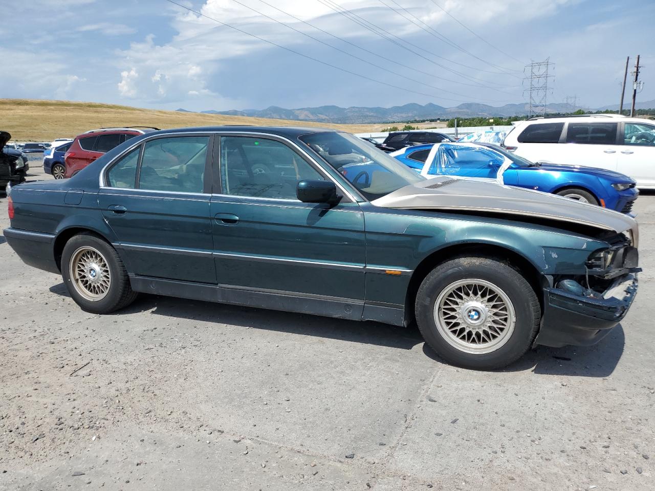 1998 Bmw 740 I Automatic   Green vin: WBAGF8325WDL51588