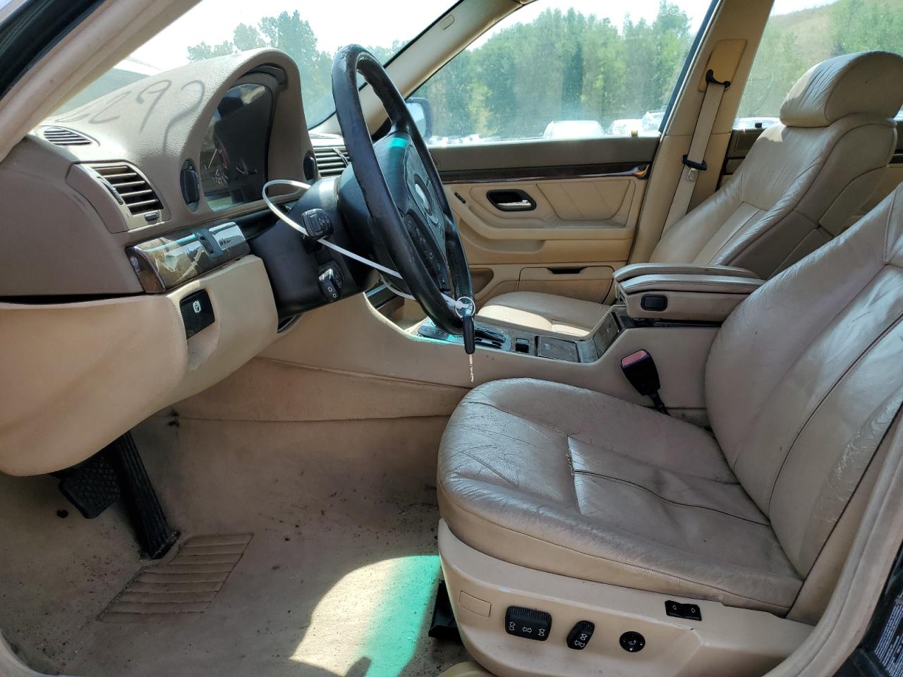 1998 Bmw 740 I Automatic   Green vin: WBAGF8325WDL51588