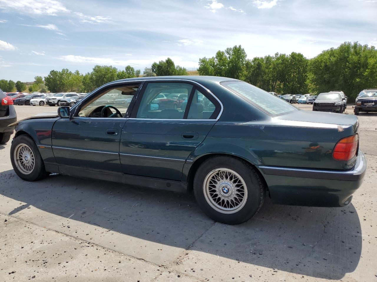 1998 Bmw 740 I Automatic   Green vin: WBAGF8325WDL51588