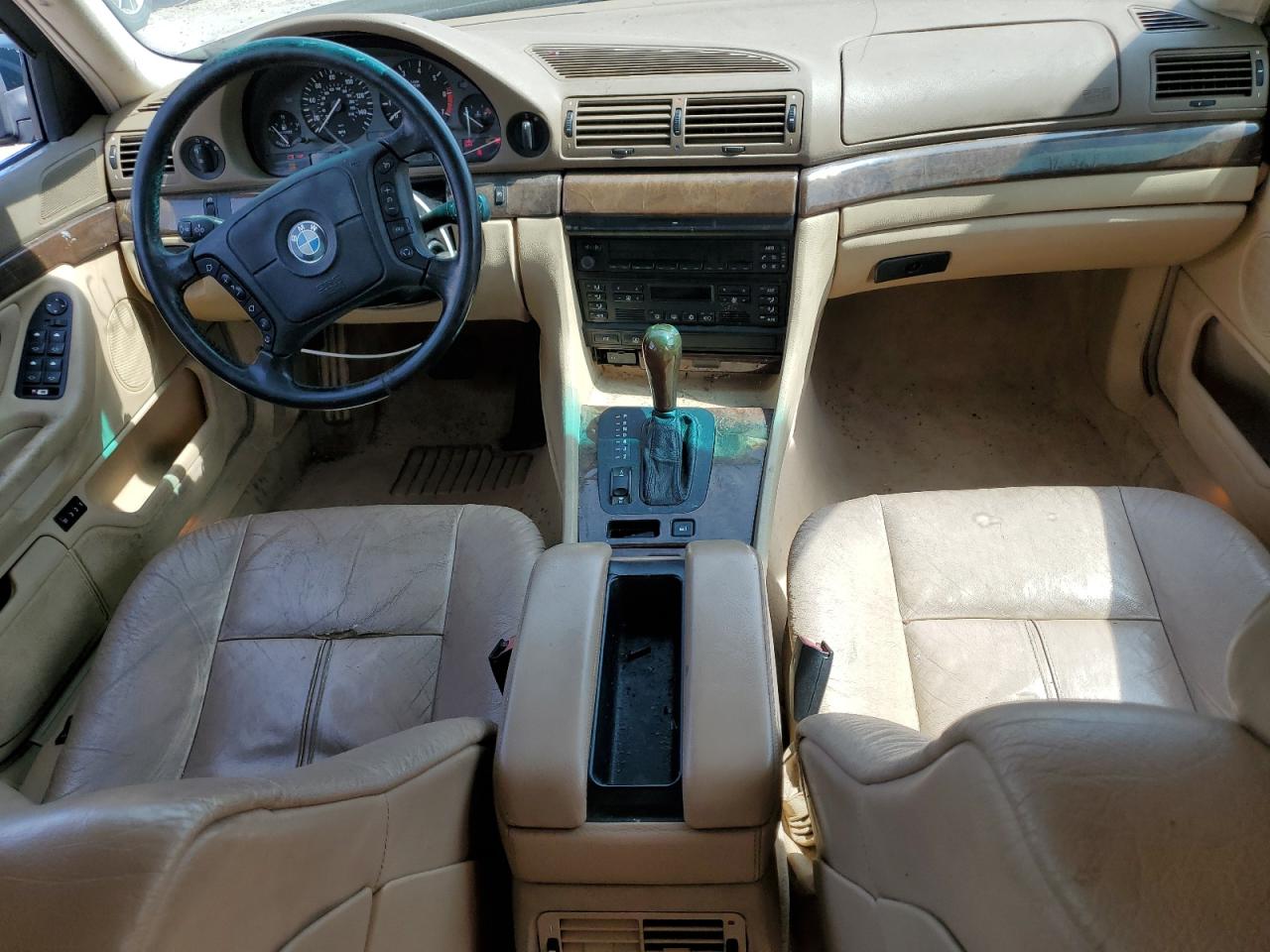 1998 Bmw 740 I Automatic   Green vin: WBAGF8325WDL51588