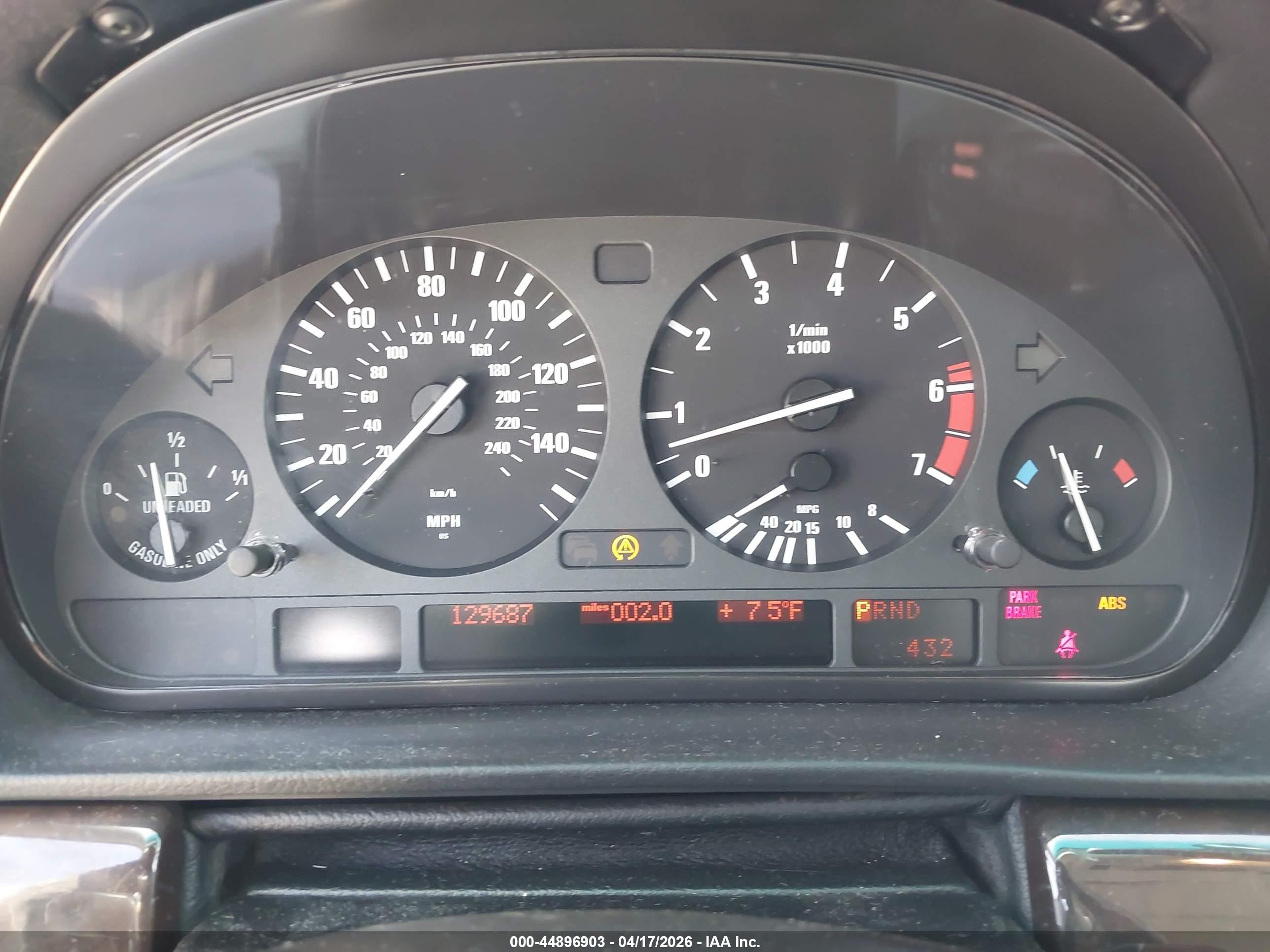 1997 Bmw 740ia   Gray vin: WBAGF8326VDL47225